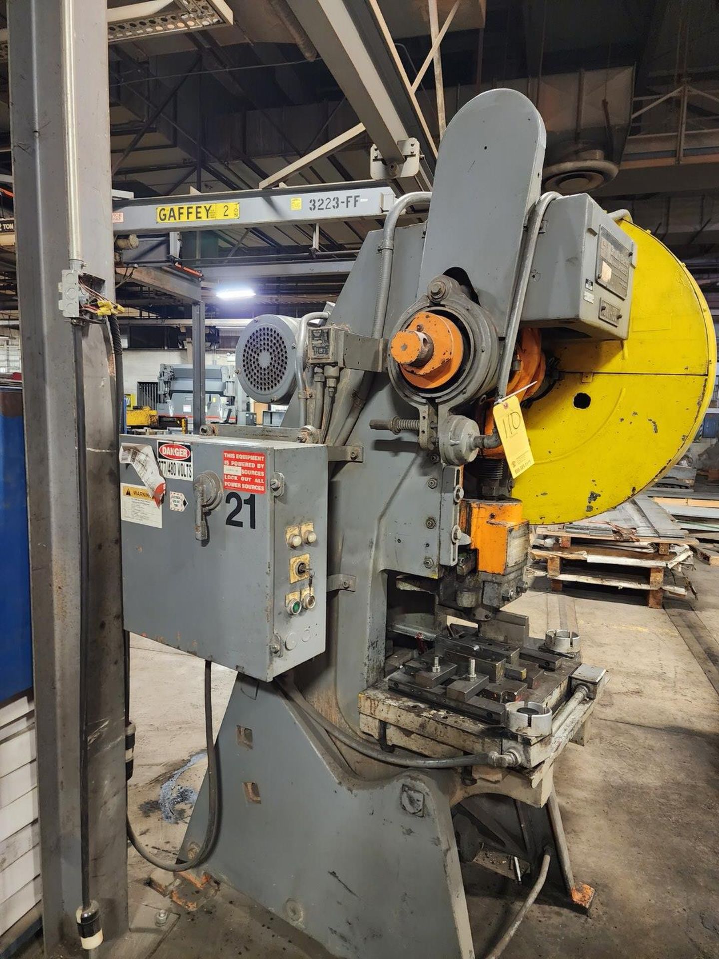 OBI-35 35FW-AC 35 Ton Punch Press 2-1/2" Stroke, 150 Strokes/Min, 230V, 60HZ, 3PH, 11" Shut Height - Image 11 of 14