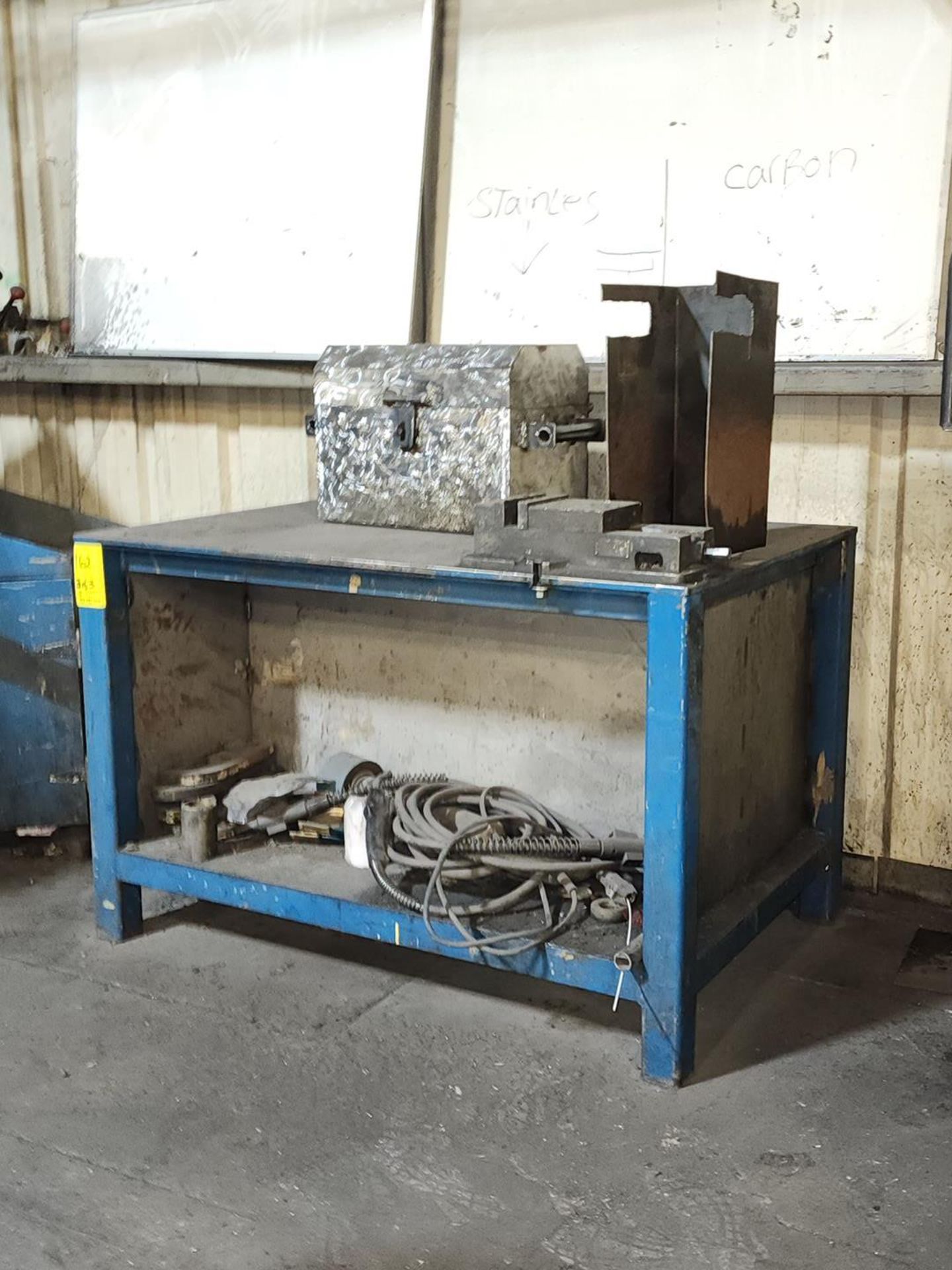 Metal Work Station W/ (1) ToolBox, W/ (1) Work Box & 6" Vise - Image 4 of 9