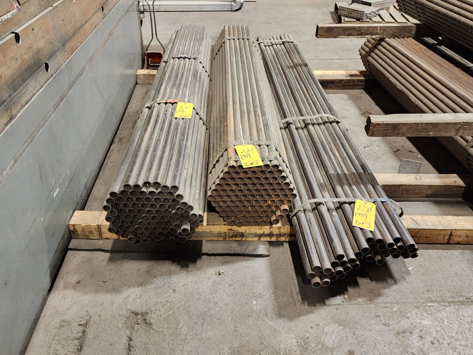 (4) Bundles Of CS 1" x .056" Tubing Sch40 (45jts Range Up To 105"L); (91jts @ 77"L); (91jts @ 84"L) - Image 2 of 6