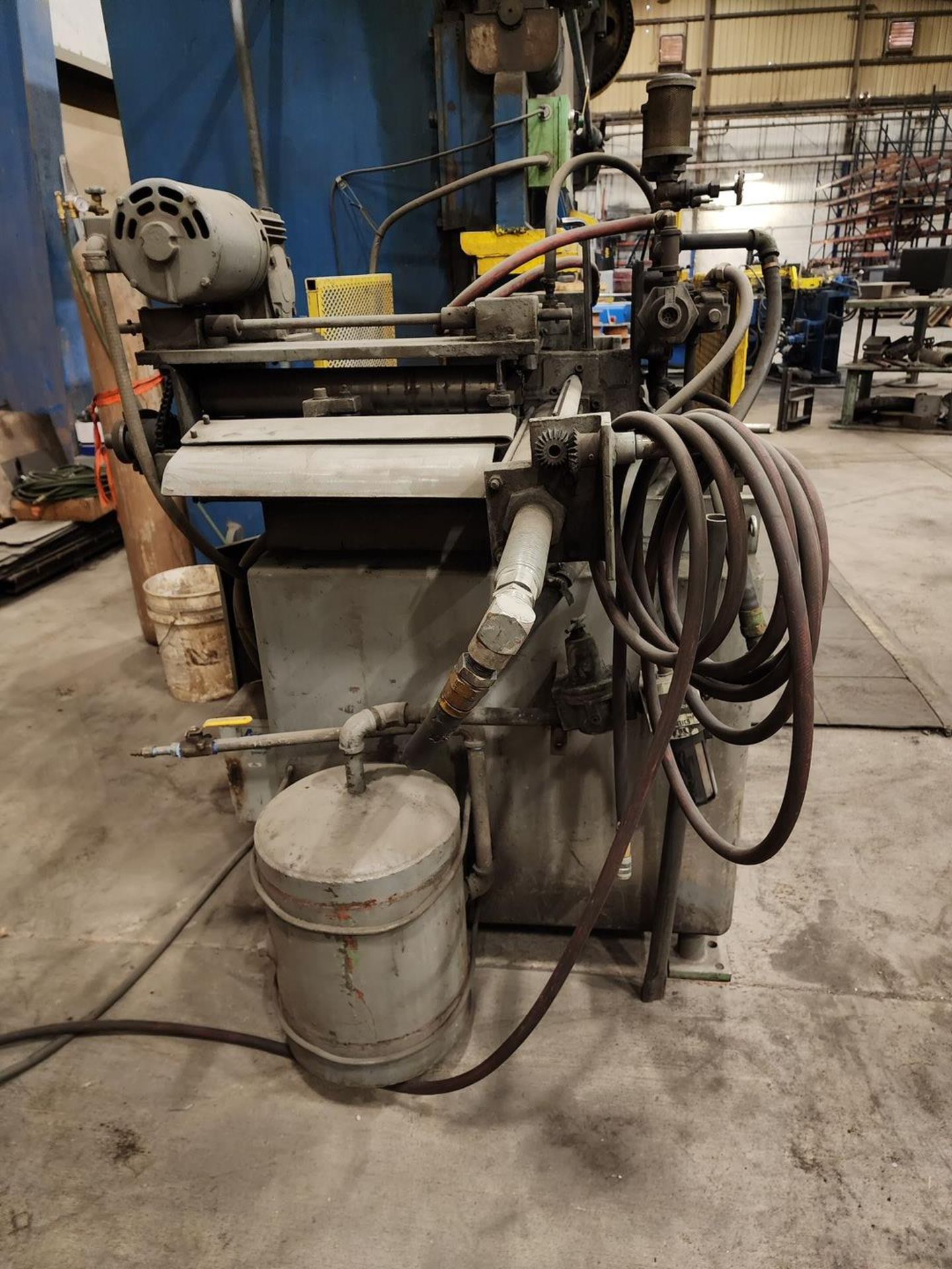 Verson 6010 60Ton Punch Press 10' Bed, W/ Foot Control, W/ Coil, W/ Stl. Plates; (No Tag); To - Image 9 of 26