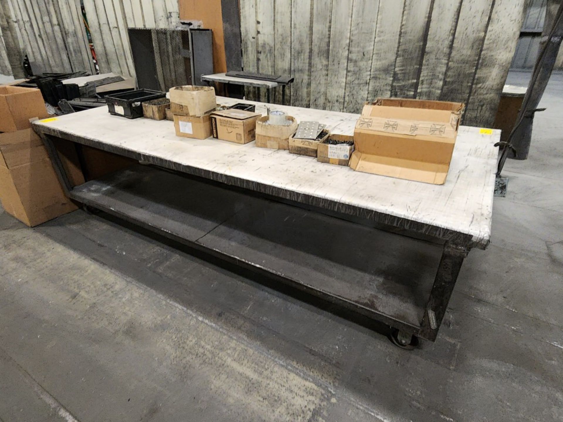 Rolling Matl. Table 120" x 60" x 32"H; To Include But Not Limited To: Screws, Nuts Bolts, etc. - Image 2 of 10