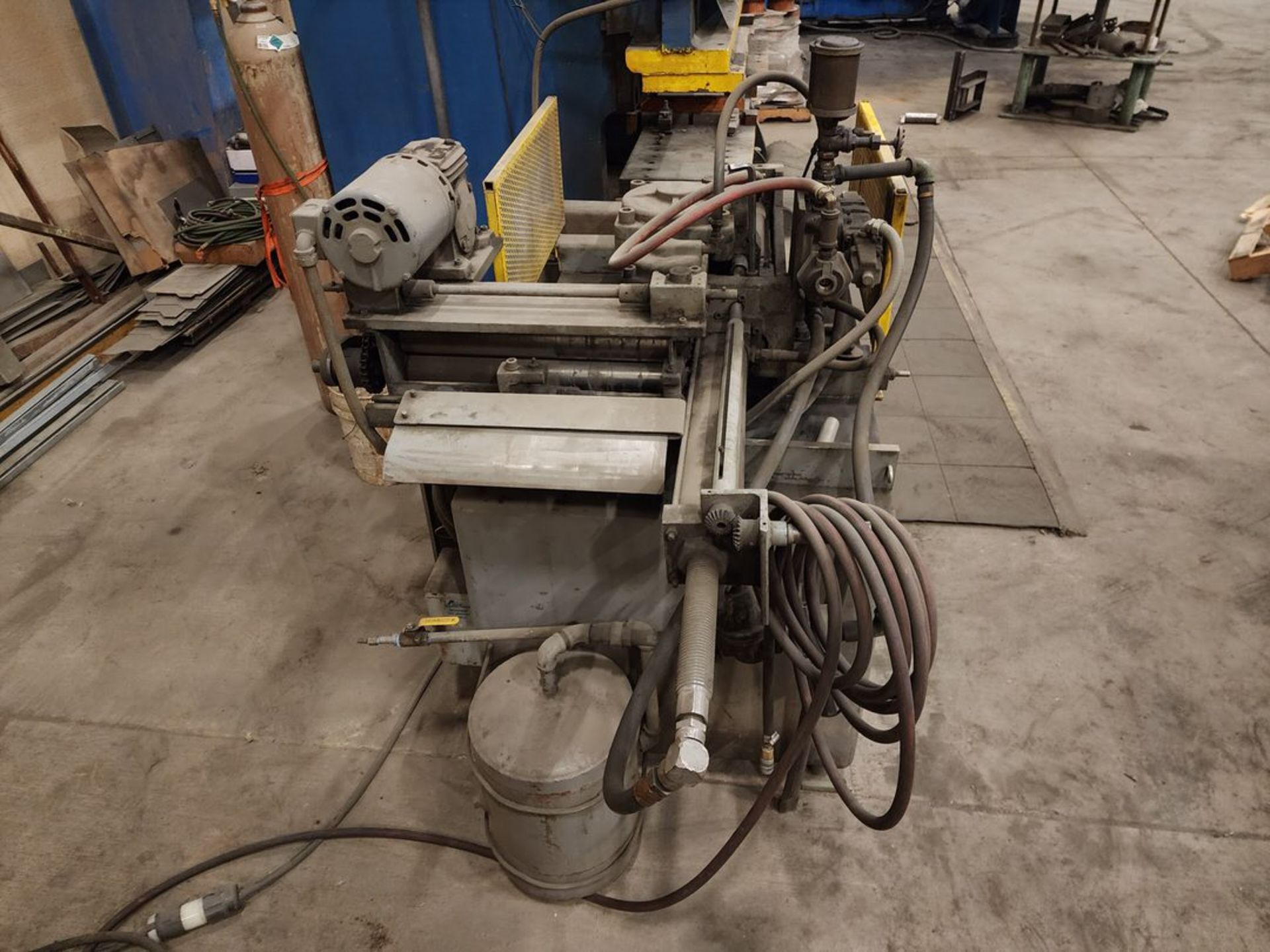 Verson 6010 60Ton Punch Press 10' Bed, W/ Foot Control, W/ Coil, W/ Stl. Plates; (No Tag); To - Image 10 of 26