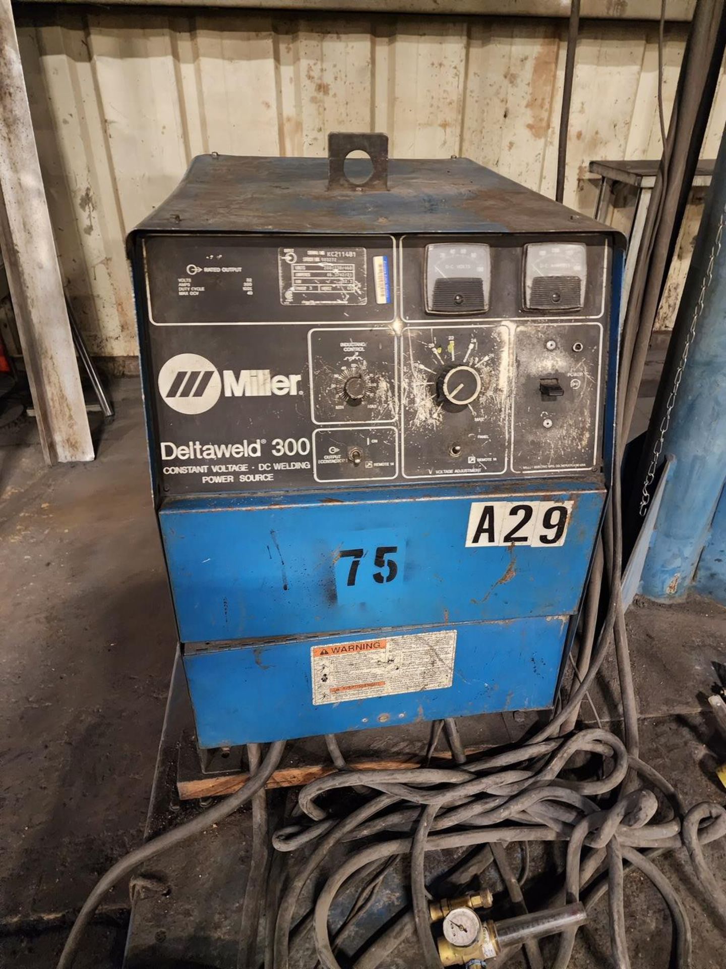 Miller Deltaweld 300 Mig Welder 200/230/460V, 46.3/42/21A, 3PH, 60HZ; W/ Miller 24V Wire Feeder; - Image 6 of 20