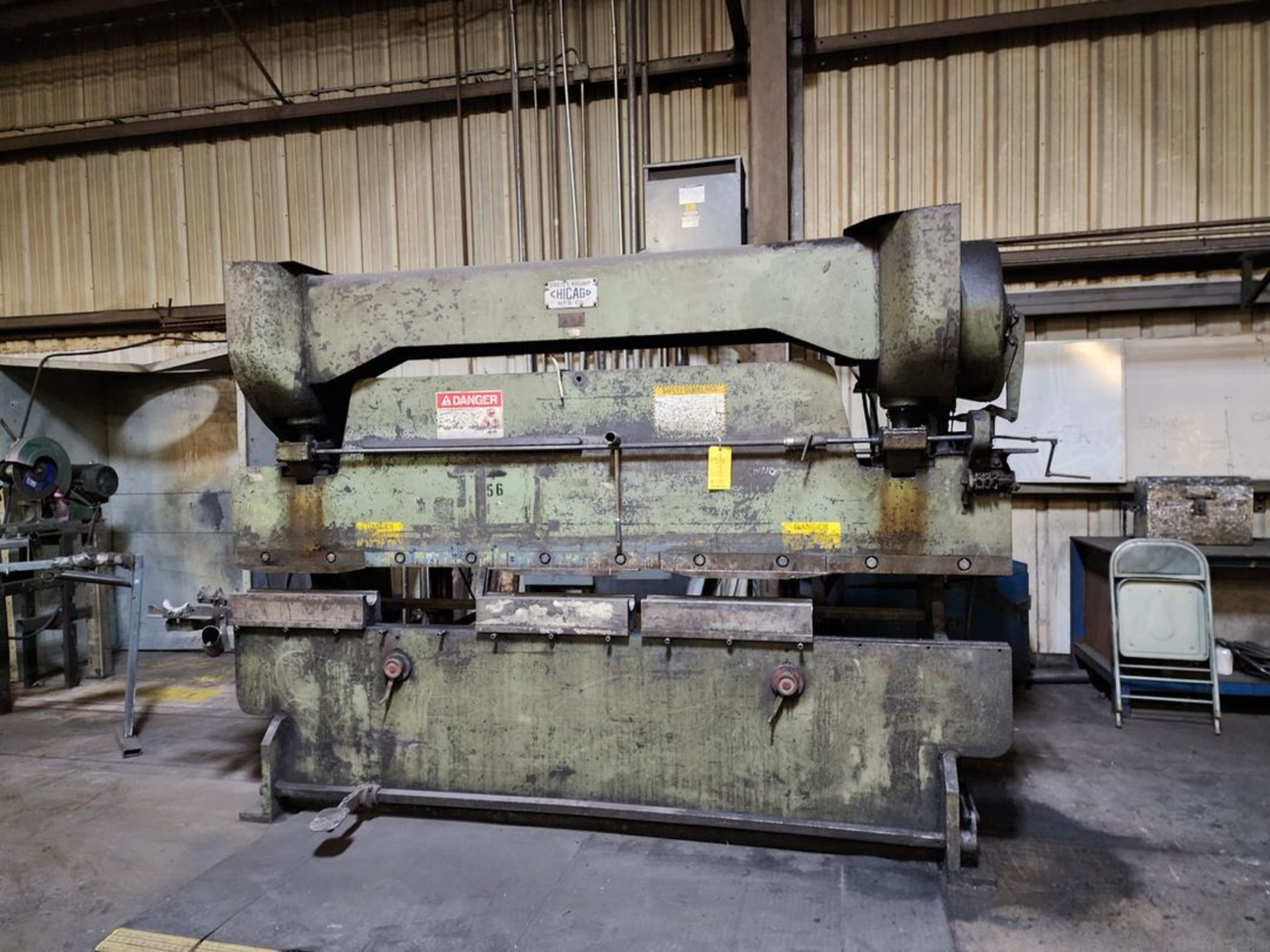 Chicago Press Brake Cap: 10', Size: 8L10