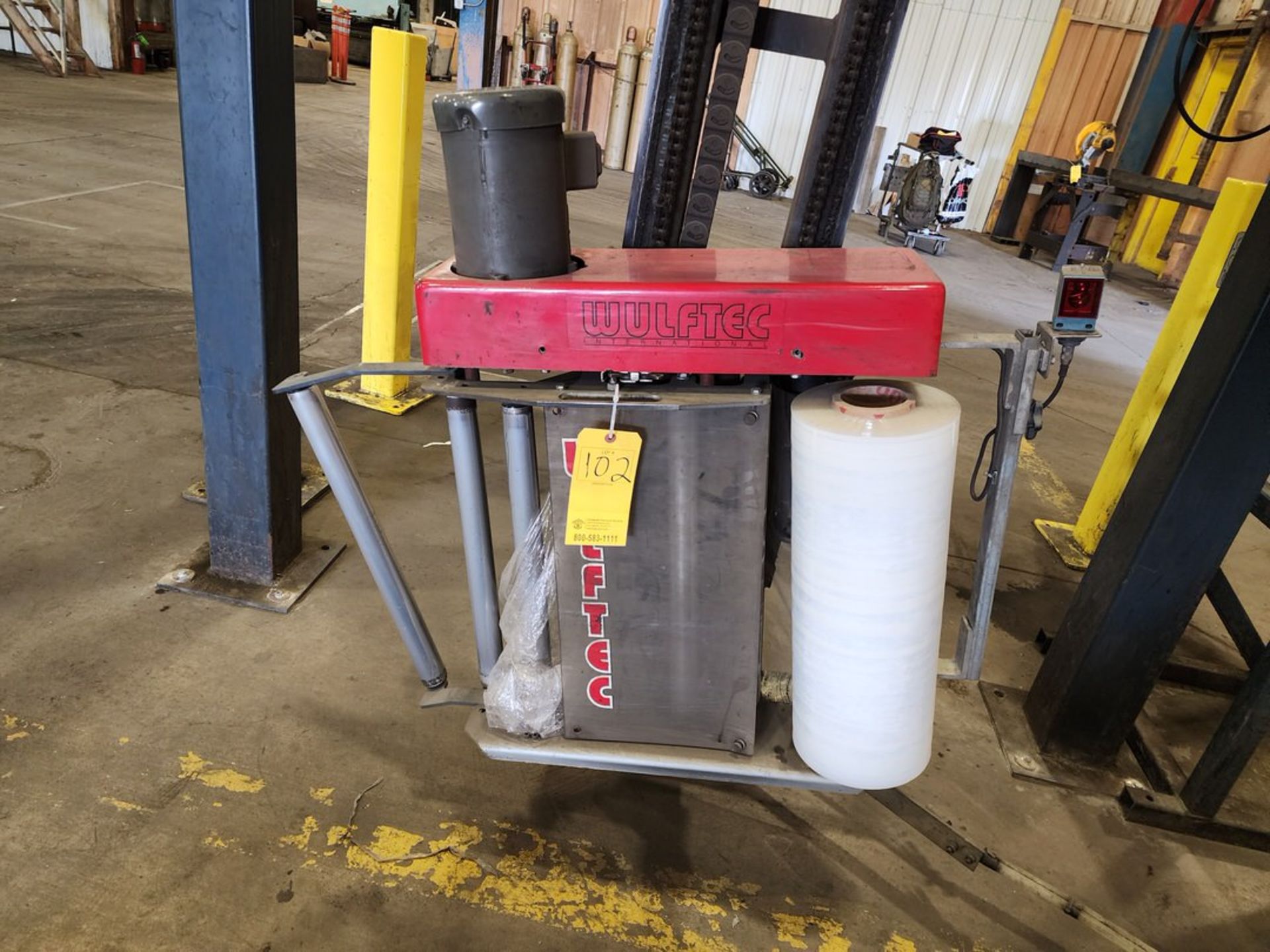 Wulftec Stretch Wrap Machine 1/2HP Motor; W/ 60"dia Floor Scale & Cardinal Digital Indicator; W/ Box - Image 10 of 20