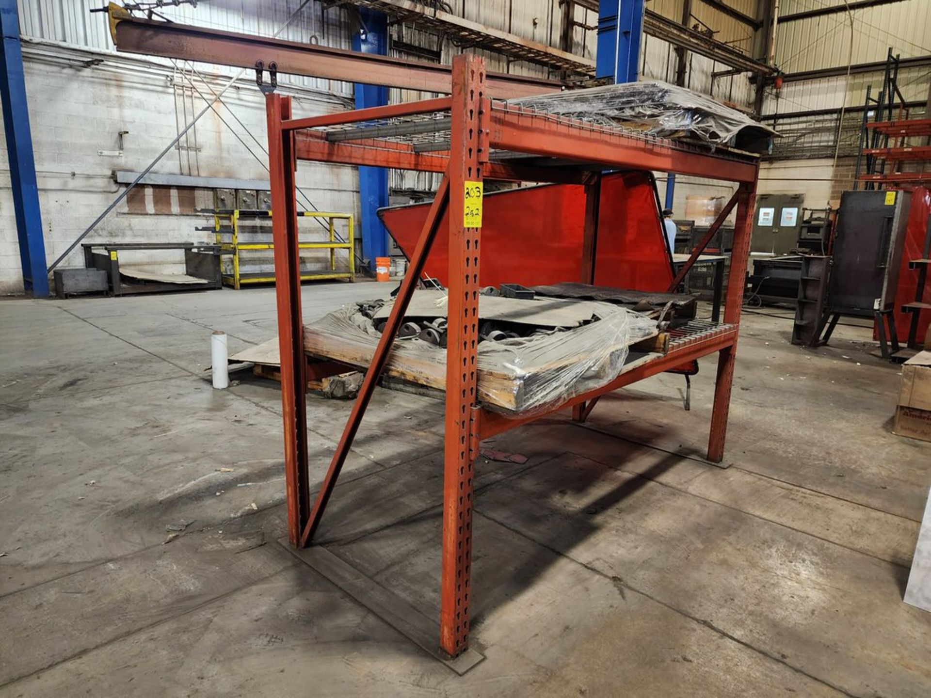 (2) Sections Of Pallet Racking (2) Uprights, 20' x 42"; (8) Crossbeams, 96"; (2) Uprights, 75" x - Image 4 of 7