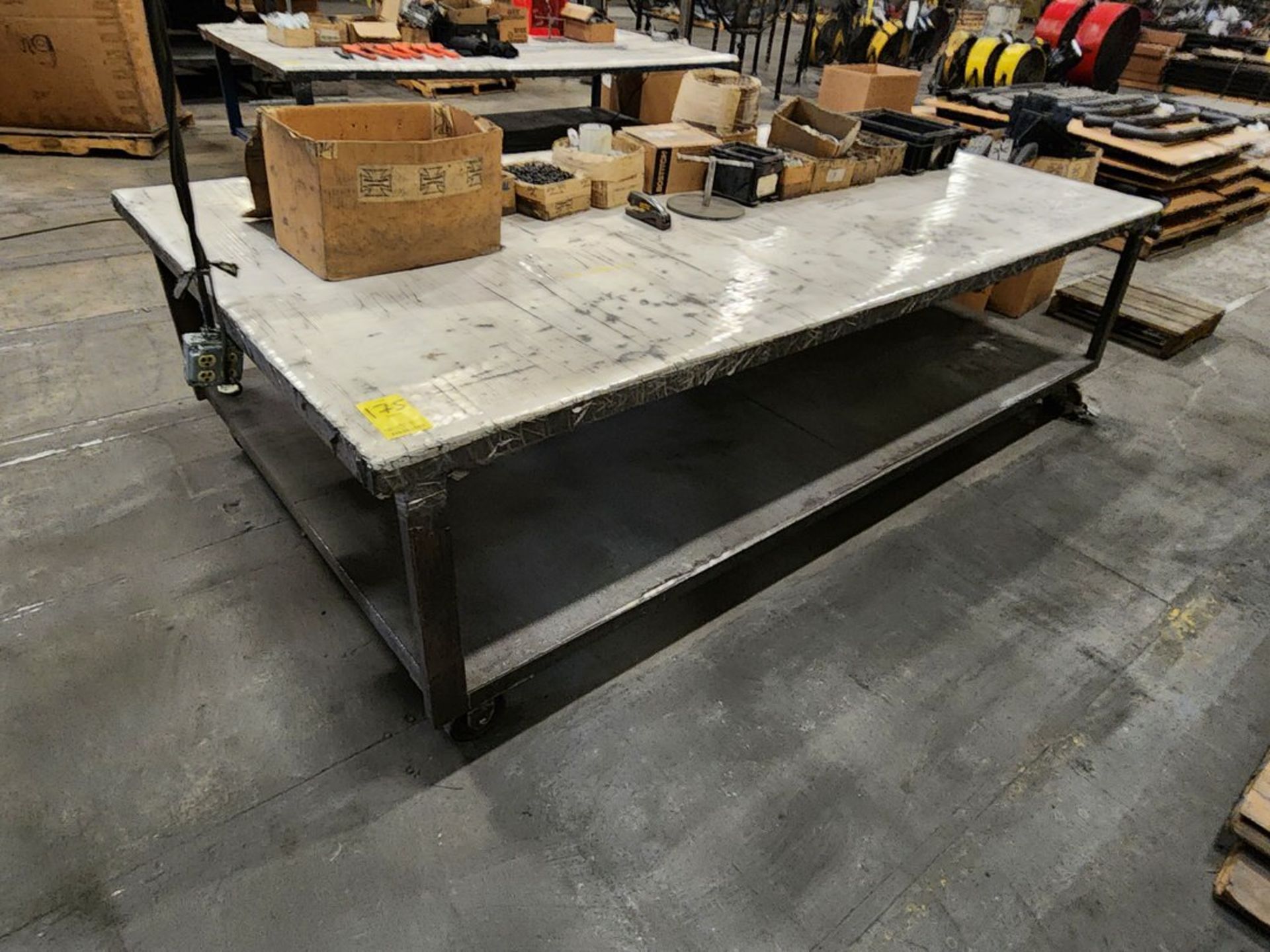 Rolling Matl. Table 120" x 60" x 32"H; To Include But Not Limited To: Screws, Nuts Bolts, etc. - Image 10 of 10