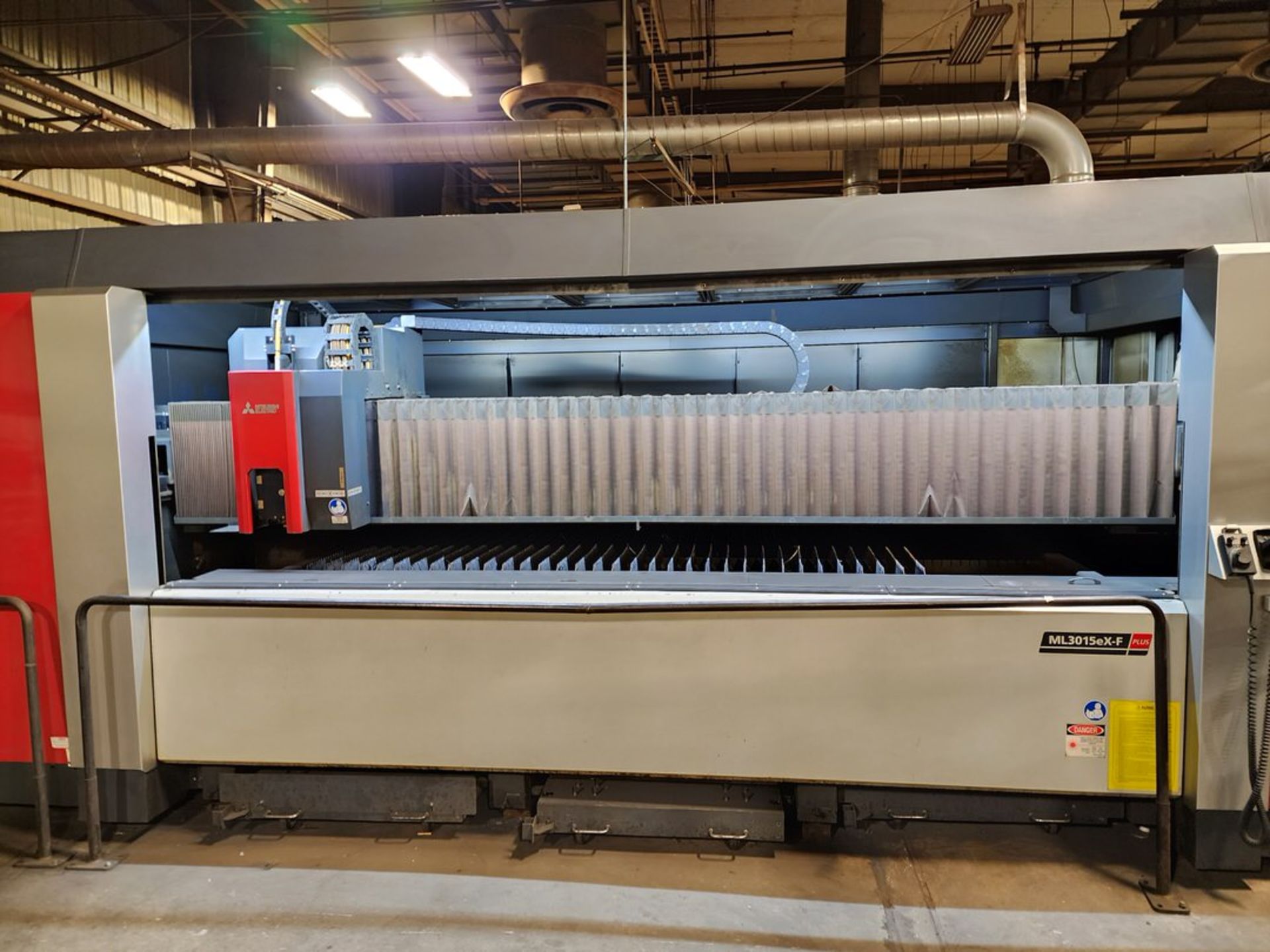 2016 MITSUBISHI ML3015EX-F40(S) FIBER LASER, 5' X 10' WITH DUAL CART LOAD AND UNLOAD CELL - Image 16 of 81