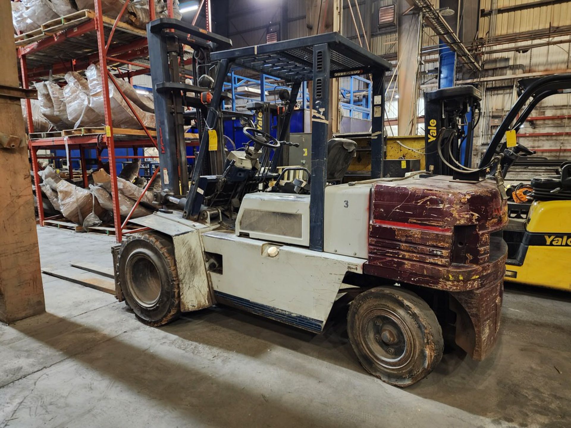 Komatsu FG50T-6 LP Forklift 2-Stage Mast, W/ 72" Forks, 157" Max Lift Ht., 8240lb Cap. (Not - Image 3 of 15