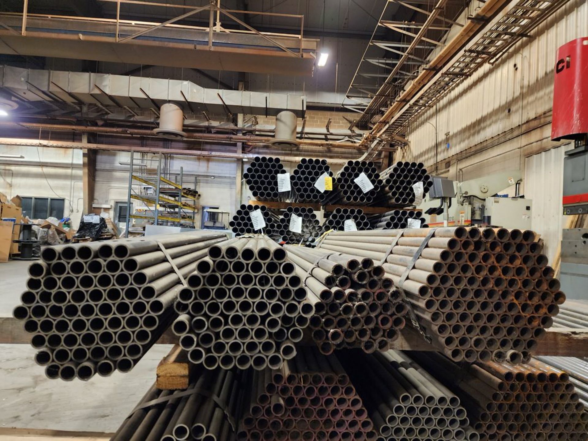 (4) Bundles Of CS 1" x .056" Tubing Sch40 (On Top Row) (91jts @ 78"L); (40jts @ 72"L); (61jts @ 84" - Image 7 of 9