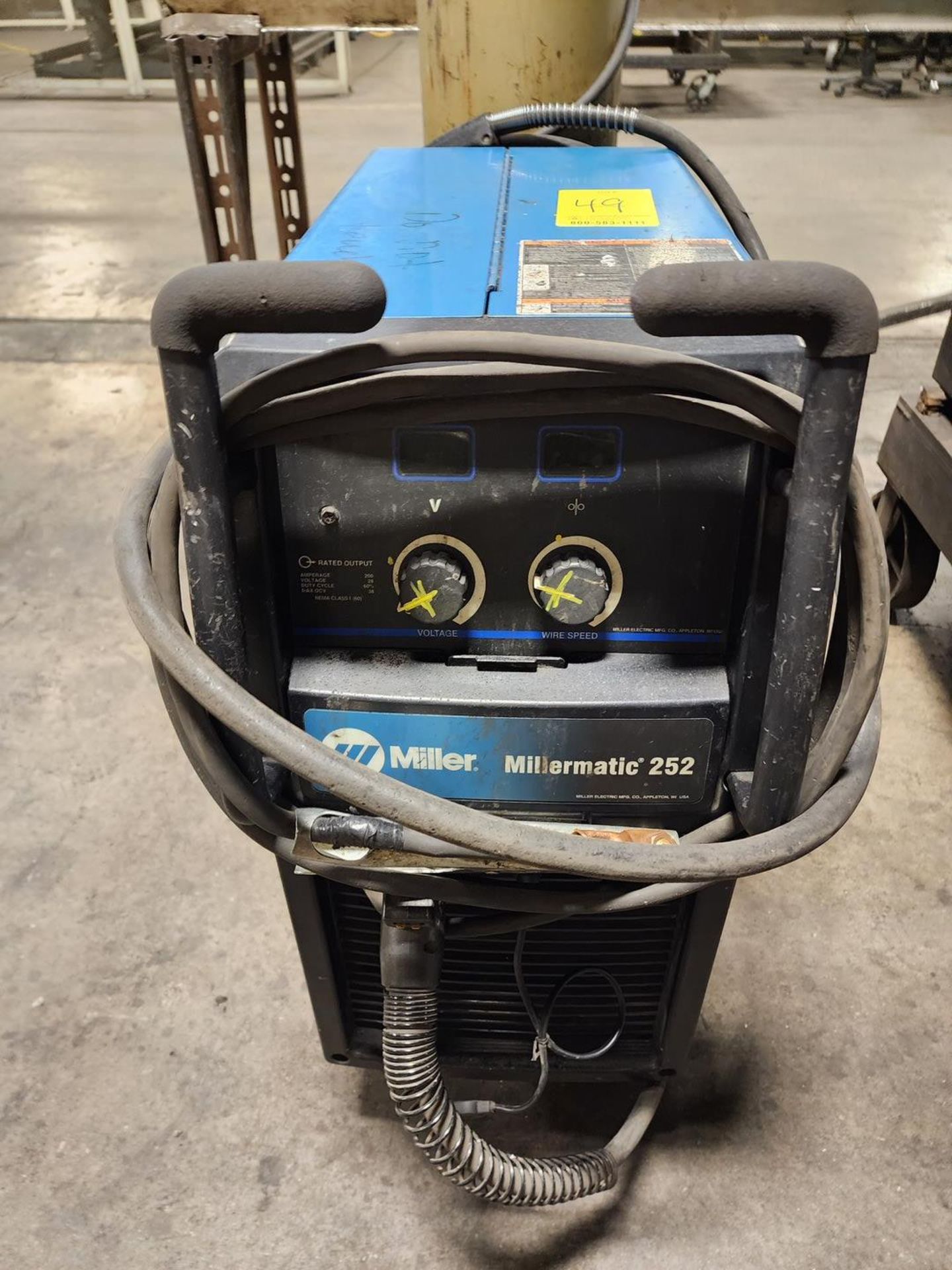 Miller Millermatic 252 Mig Welder 230/460/575V, 1PH, 60HZ ( Cyl Bottle Excl.) - Image 4 of 5