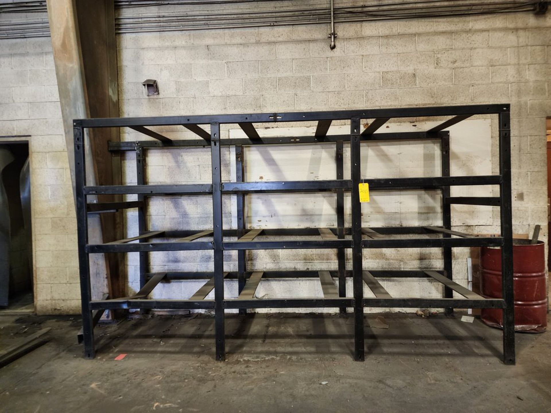 Matl. Rack 144" x 49" x 83"H; (2) Matl. Bins