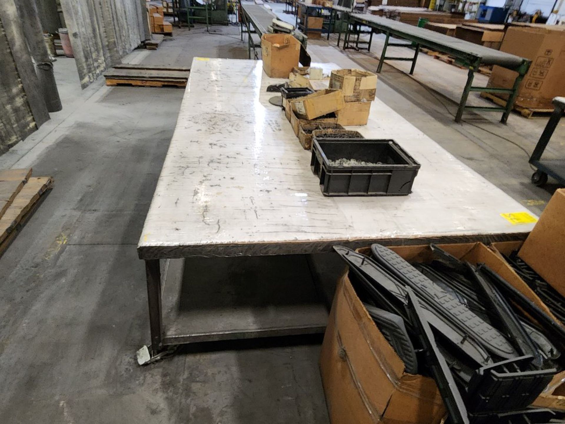 Rolling Matl. Table 120" x 60" x 32"H; To Include But Not Limited To: Screws, Nuts Bolts, etc. - Image 9 of 10