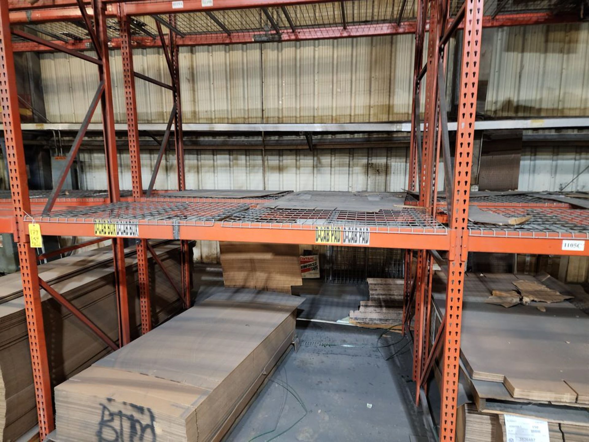 (4) Sections Of Pallet Racking (15) Uprights, 22' x 42"; (69) 9' Crossbeams; (2) Uprights, 92" x - Image 7 of 10