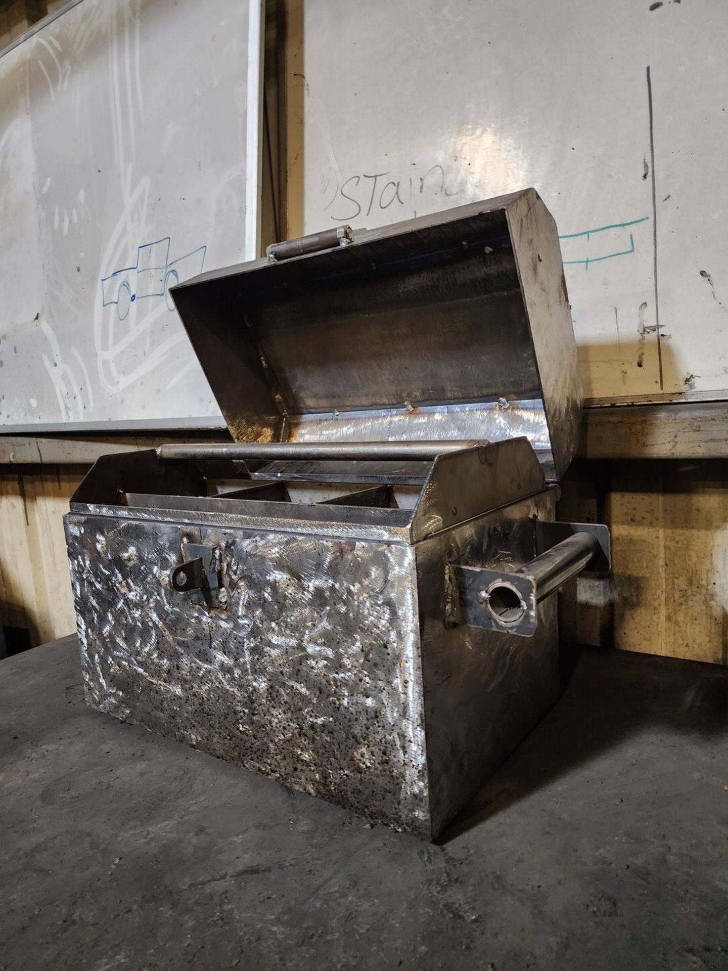 Metal Work Station W/ (1) ToolBox, W/ (1) Work Box & 6" Vise - Image 8 of 9