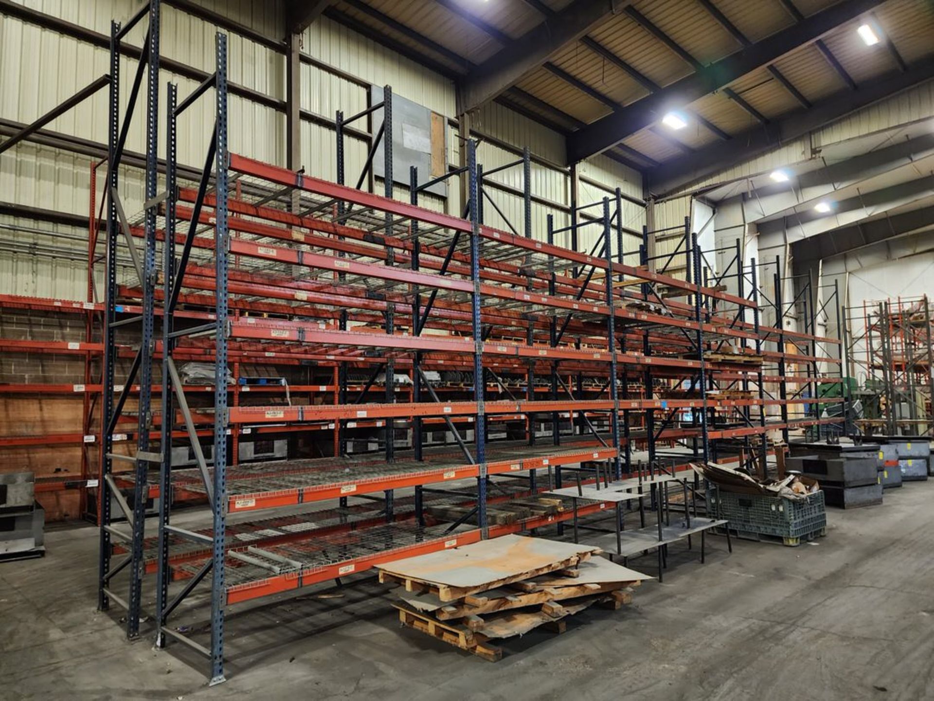 (4) Sections Of Pallet Racking (4) Uprights, 20' x 42"; (7) Uprights, 22' x 42"; (63-65) 108" - Image 4 of 15