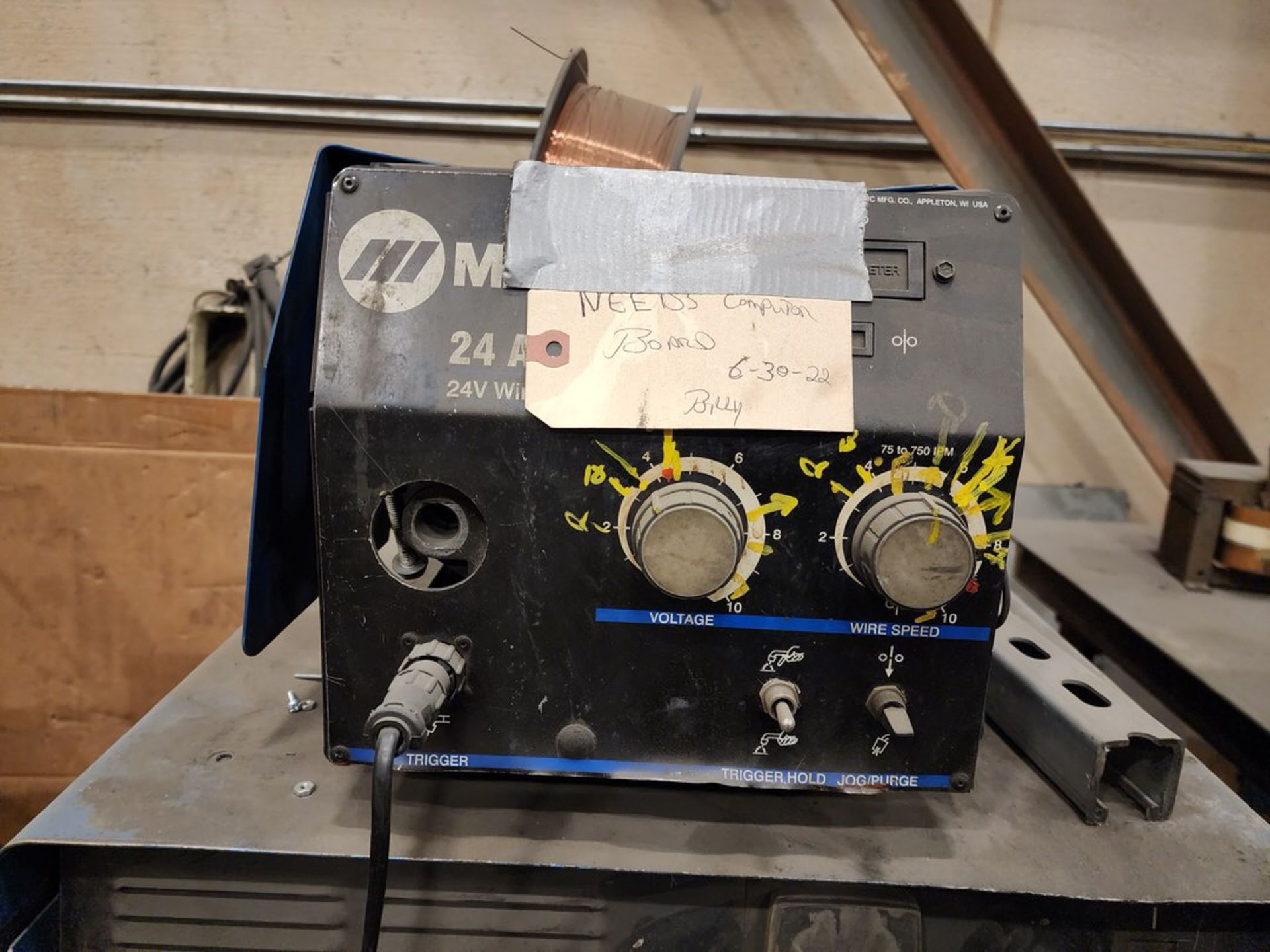 Miller CP302 Mig Welder (Parts Only) 200/230/460V, 38/33/16.5A, 12.3Kw, 3PH, 60hz; (No Tag) - Image 5 of 7