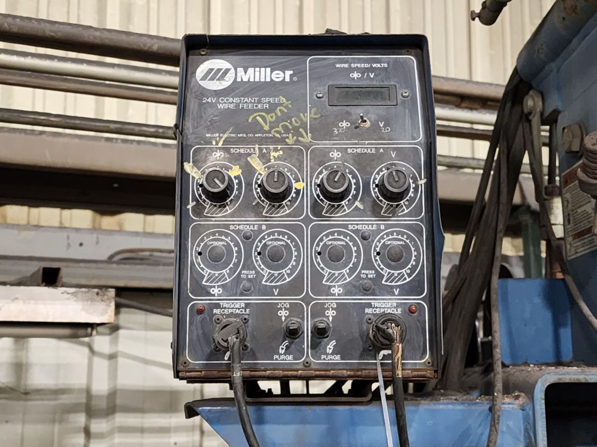 Miller Deltaweld 300 Mig Welder 200/230/460V, 46.3/42/21A, 3PH, 60HZ; W/ Miller 24V Wire Feeder; - Image 12 of 20