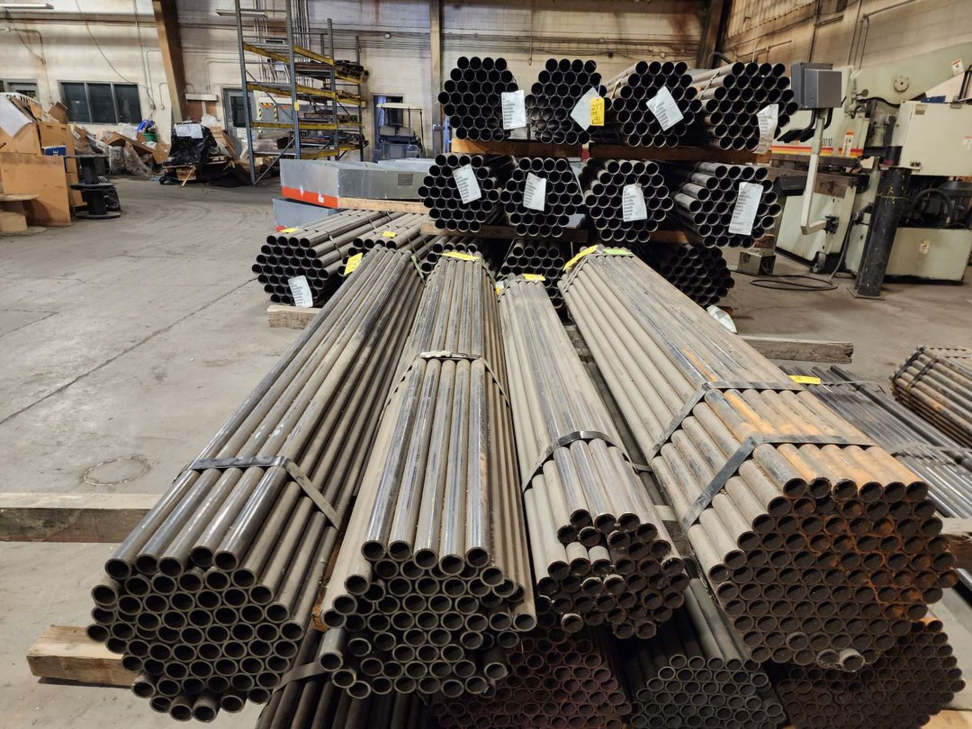 (4) Bundles Of CS 1" x .056" Tubing Sch40 (On Top Row) (91jts @ 78"L); (40jts @ 72"L); (61jts @ 84" - Image 8 of 9