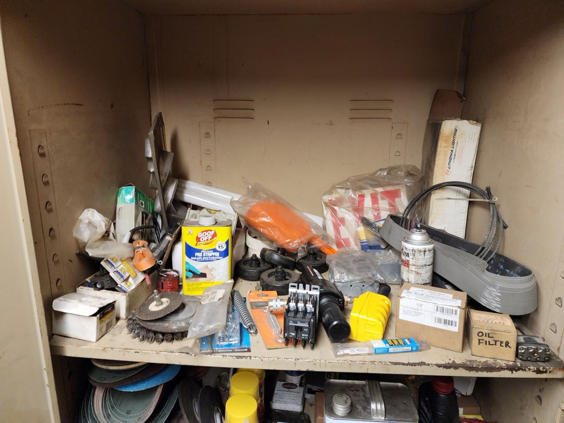 Contents Of Room To Include But Not Limited To: (4) Matl. Lockers, Assoreted Ele Components, - Image 36 of 58