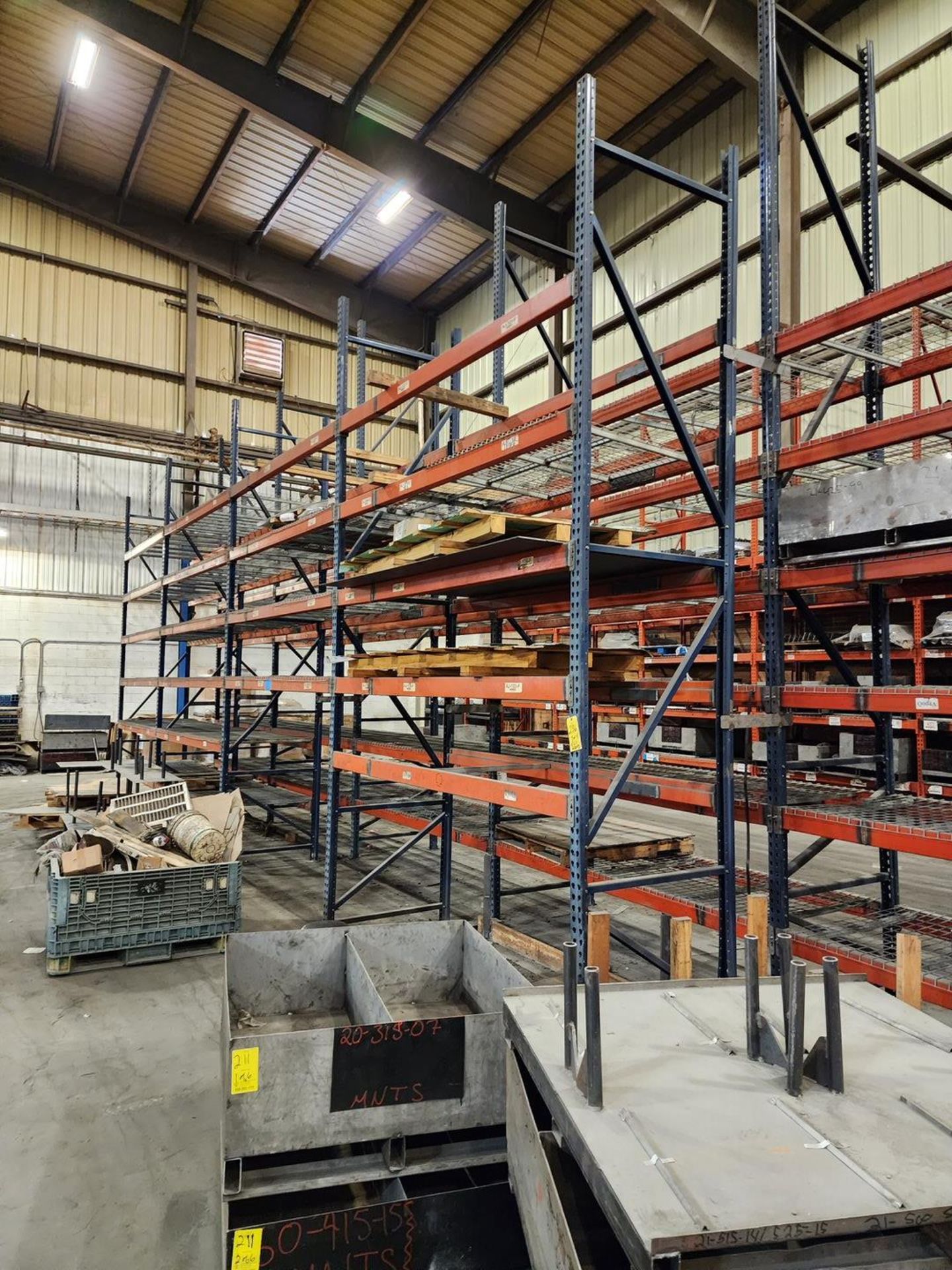 (4) Sections Of Pallet Racking (4) Uprights, 20' x 42"; (7) Uprights, 22' x 42"; (63-65) 108" - Image 6 of 15