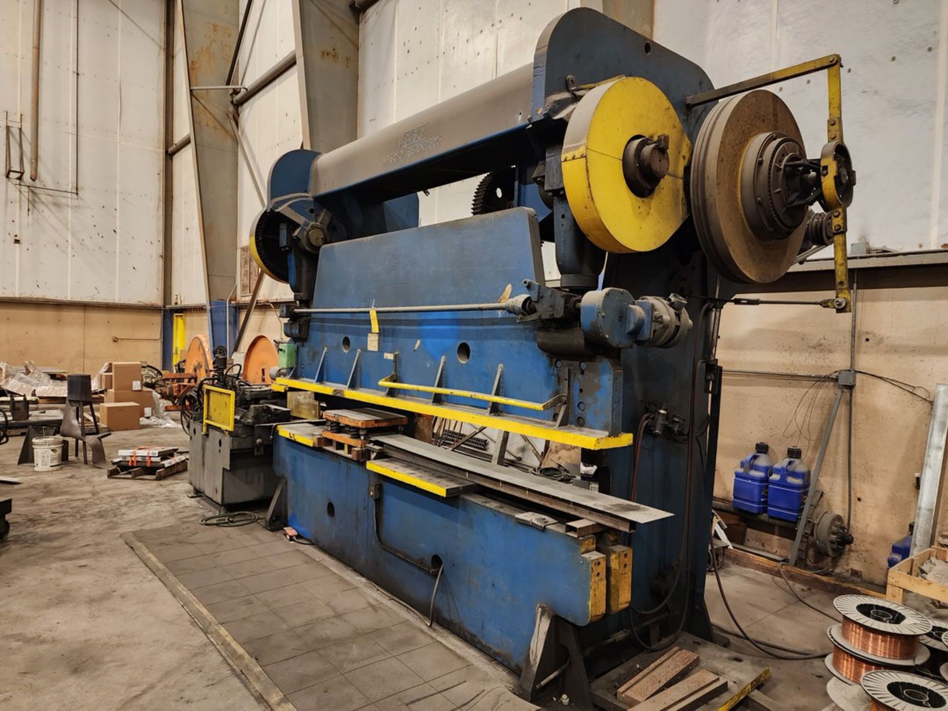 Verson 6010 60Ton Punch Press 10' Bed, W/ Foot Control, W/ Coil, W/ Stl. Plates; (No Tag); To - Image 3 of 26