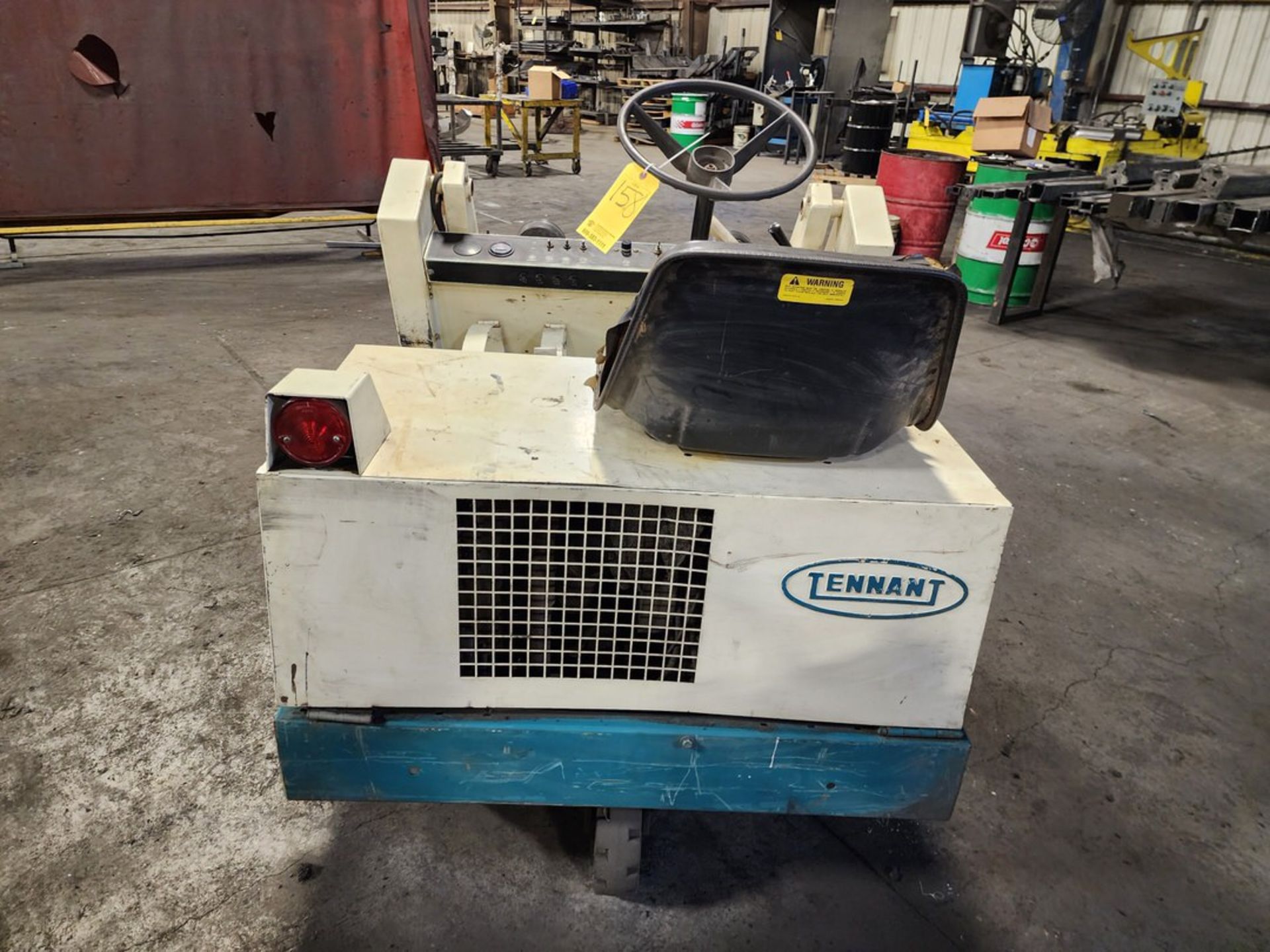 Tennant 215 Power Sweeper GVW: 1935 (operable, needs propane tank) - Image 9 of 16