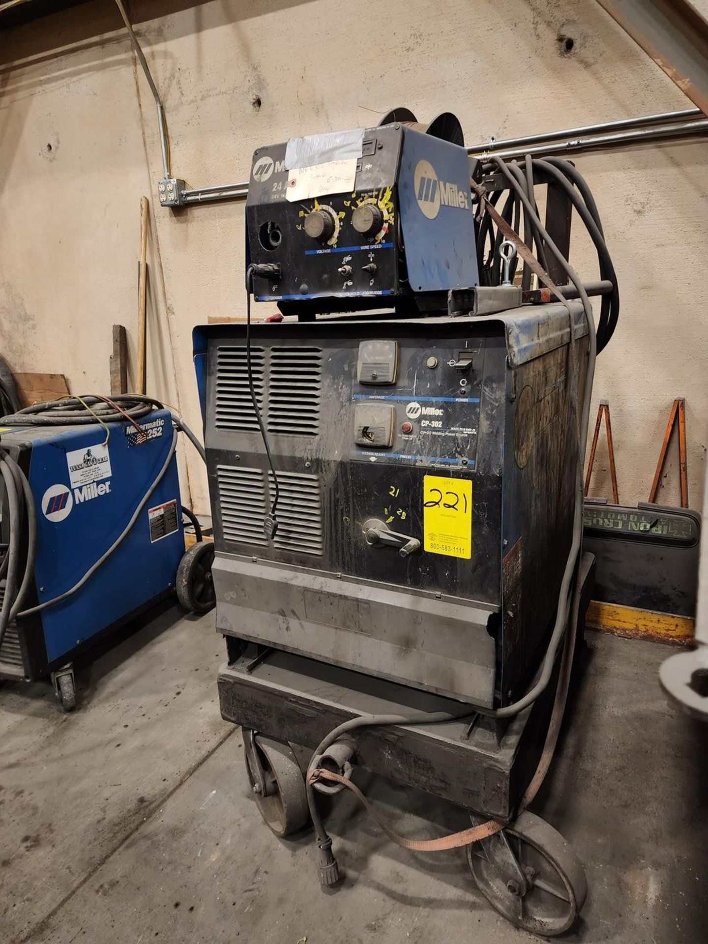 Miller CP302 Mig Welder (Parts Only) 200/230/460V, 38/33/16.5A, 12.3Kw, 3PH, 60hz; (No Tag) - Image 3 of 7