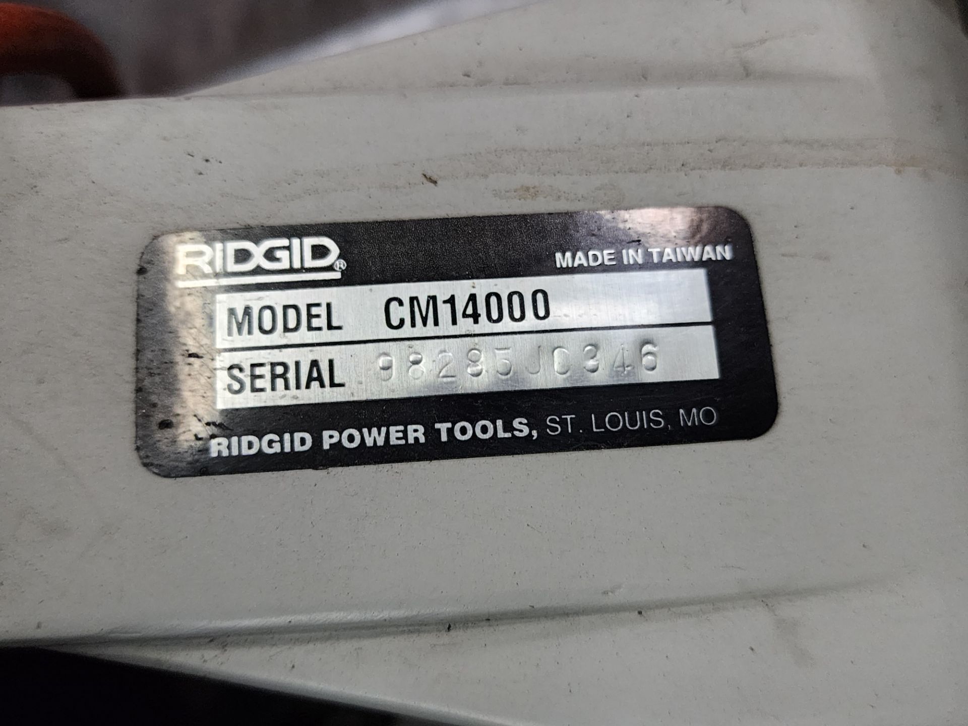 Ridgid CM14000 14" Chop Saw 120V, 60HZ, 15A - Image 6 of 6
