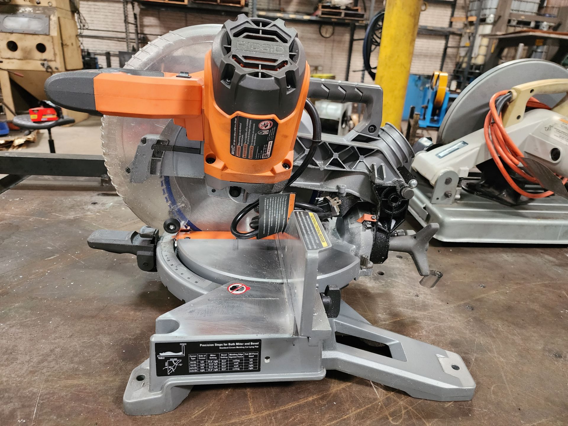 Ridgid R4113 10" Chop Saw 120V, 60HZ, 15A, RPM:5000 - Image 4 of 5