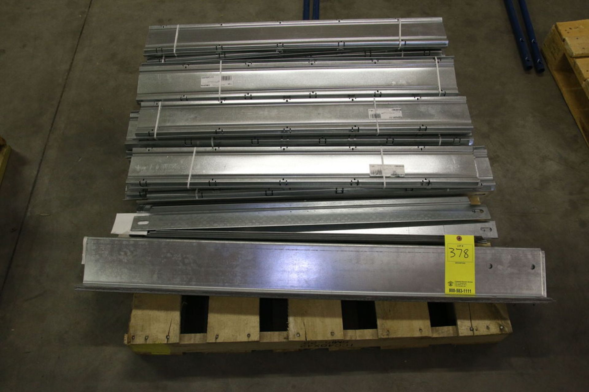 Pallet of Cablofil Pre-galvanized Cable Tray Covers, 29" x 5.5"