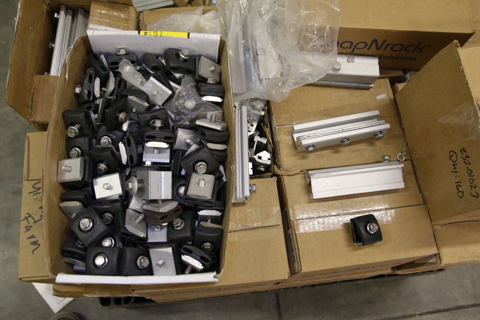 Pallet of SnapNRack Channel Nuts, Rail Splice Assemblies and Aluminum Flashgrip - Image 2 of 5