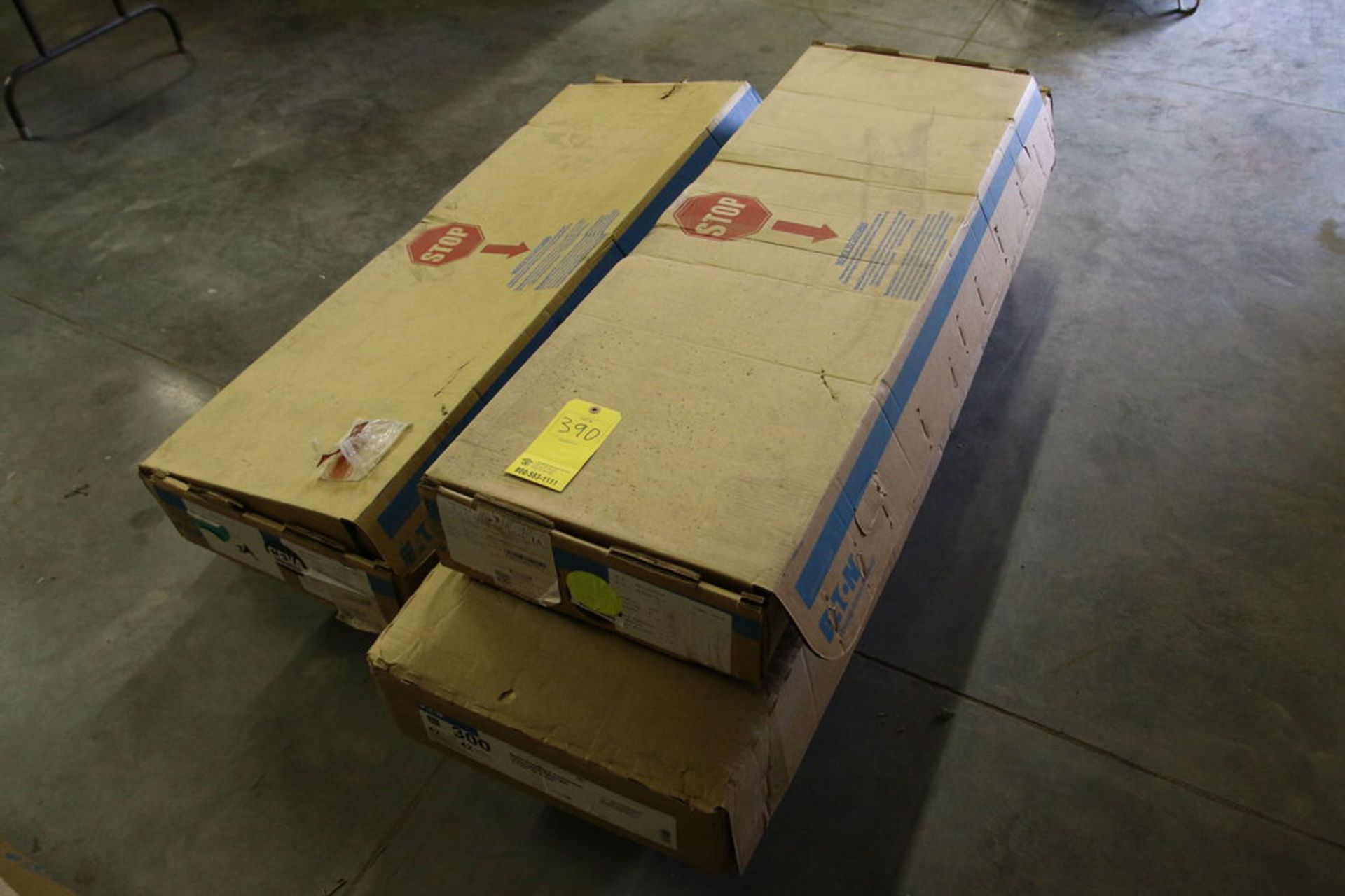 Pallet of (3) Various Size Eaton Breaker Box Load Centers