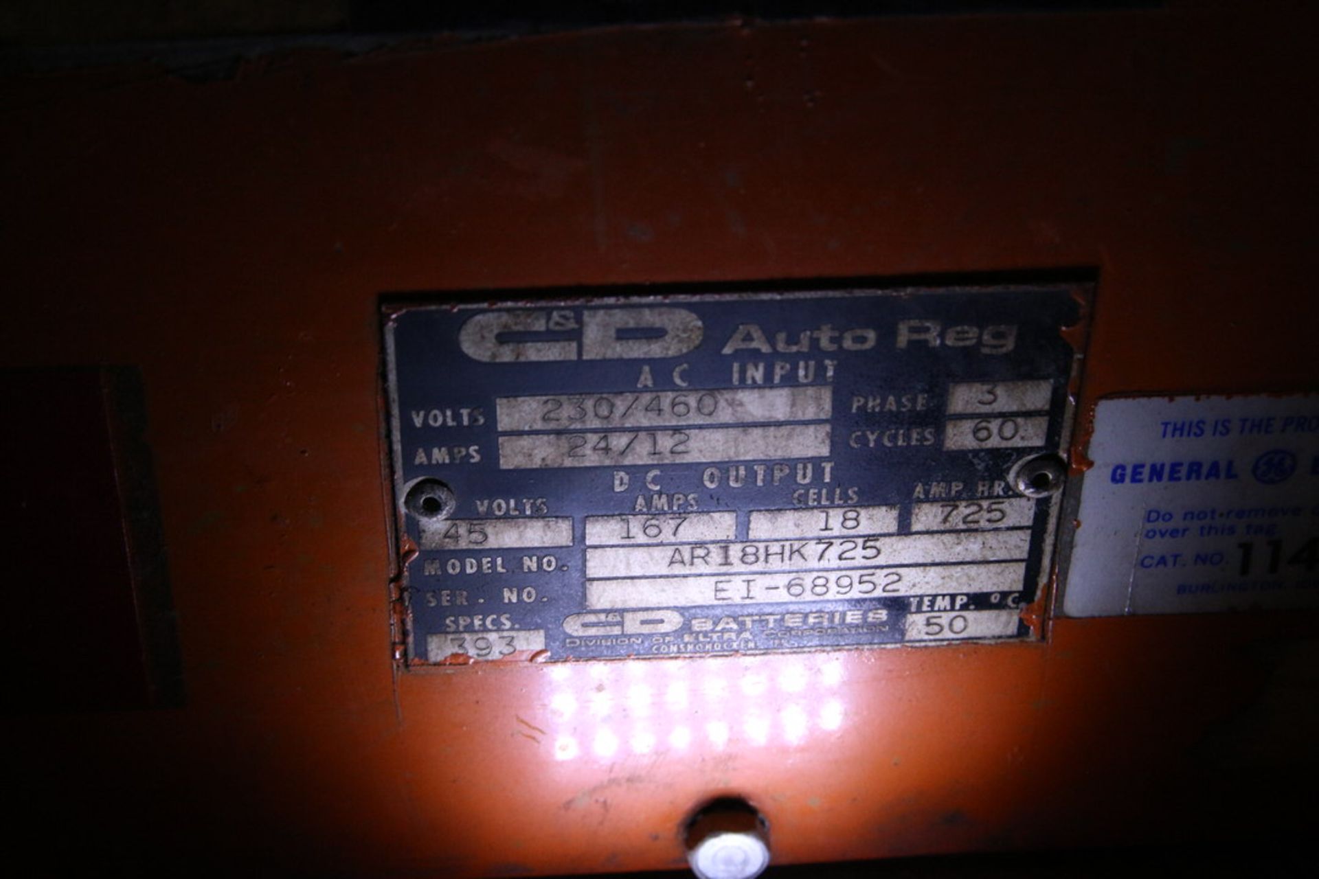 Auto Reg AR18HK725 Charger - Image 2 of 2