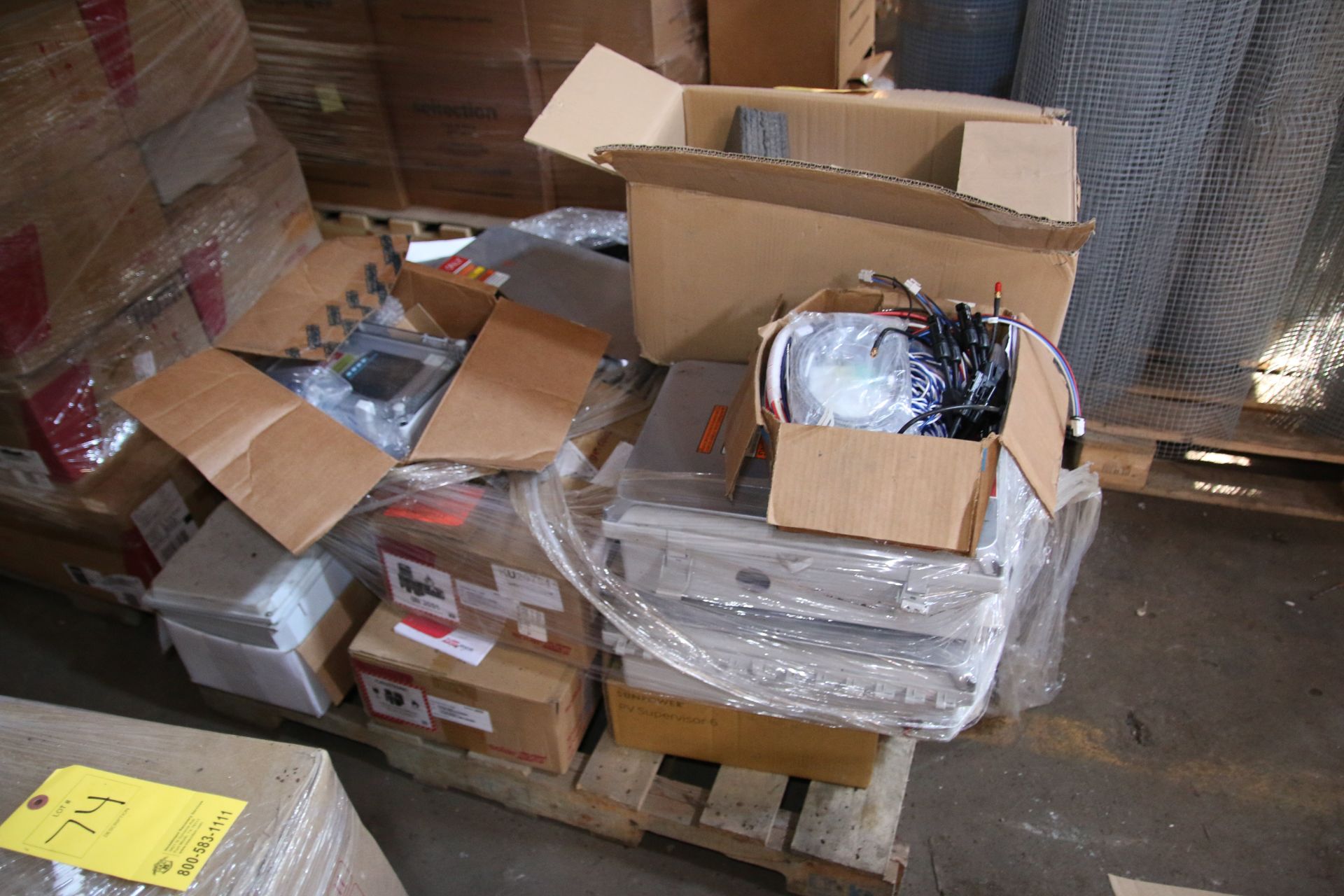 Pallet of Misc. Wiring, Cables, Connectors, Utility Boxes and More - Image 2 of 4