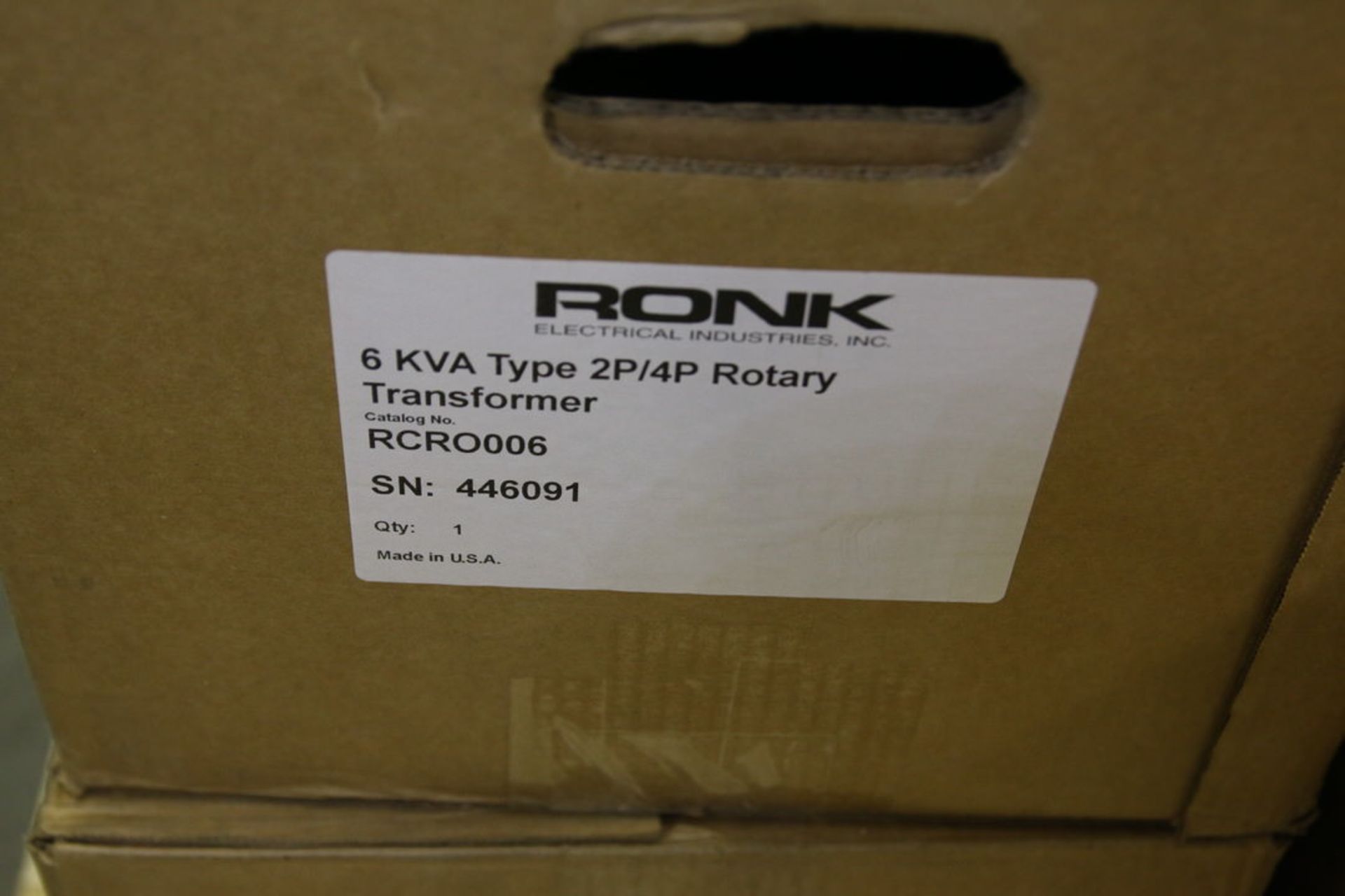 Pallet of (2) Ronk Roto-Con Mark II Transformers and (2) Switch Boxes - Image 3 of 4