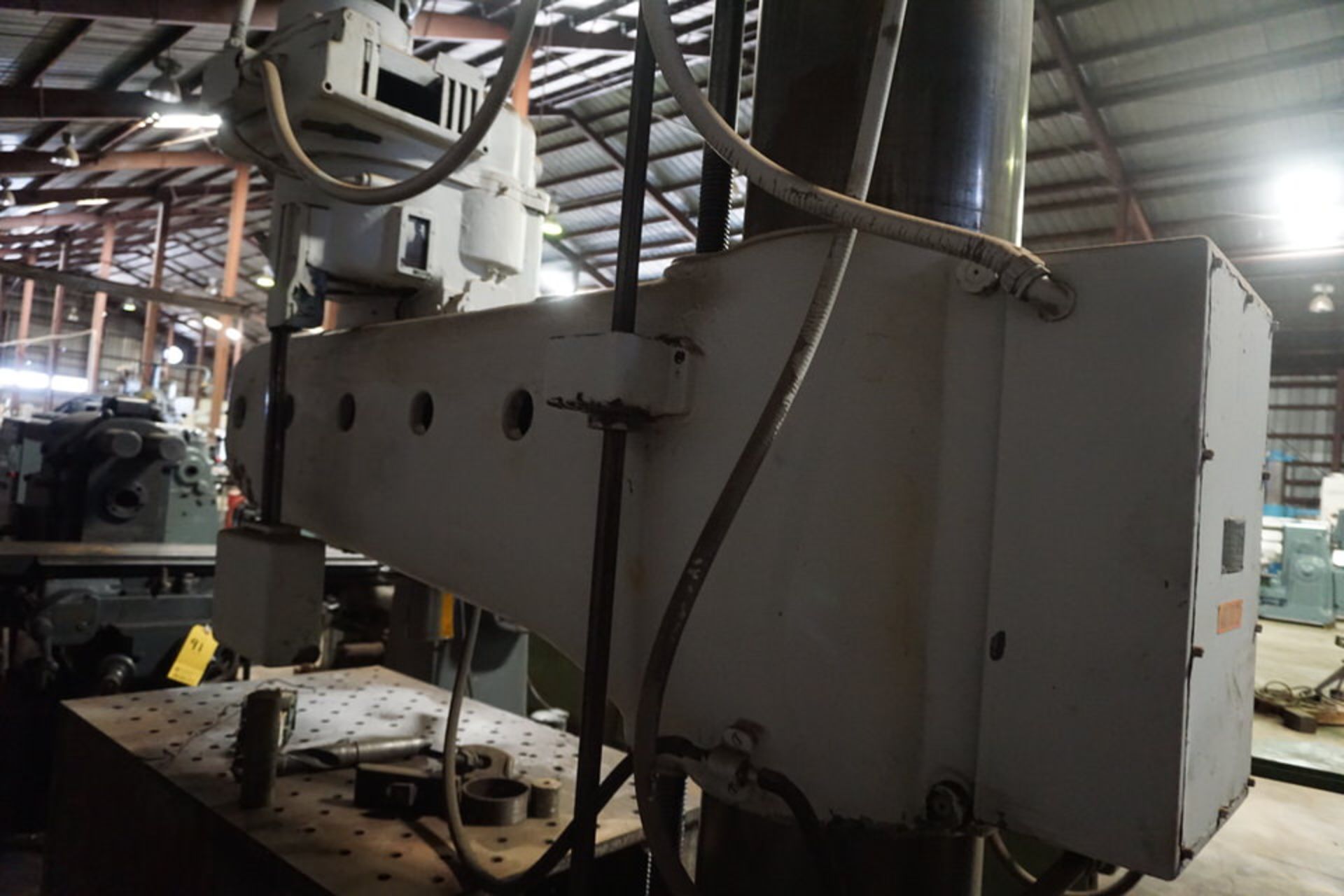 WEBO RADIAL ARM DRILL MDL 39 - Image 5 of 7
