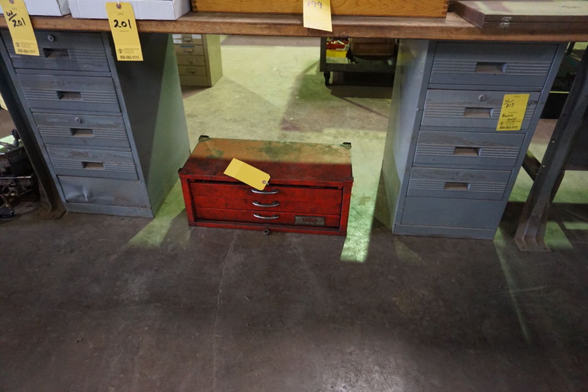 (3) ASSORT WORK BENCHES (NO CONTENTS) - Image 3 of 3