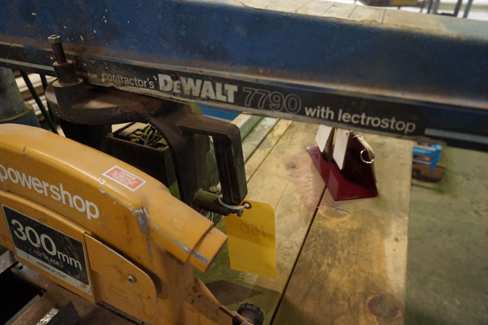 DEWALT RADIAL ARM SAW MD: 7790, NEEDS NEW MOTORS - Image 2 of 6