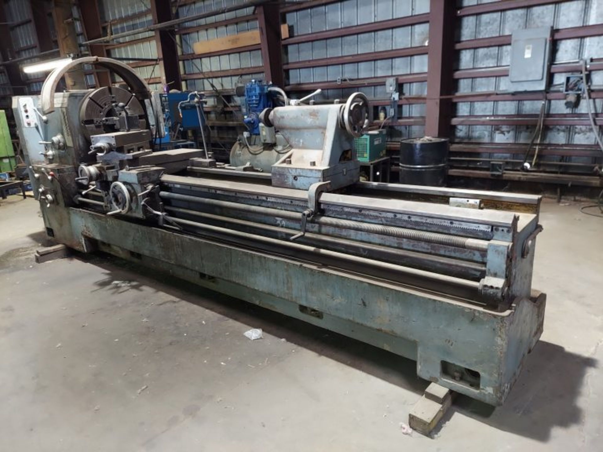 GEMINIS GE-870 ENGINE LATHE, APPROX 30" SWING X 96" CENTERS - Image 7 of 14