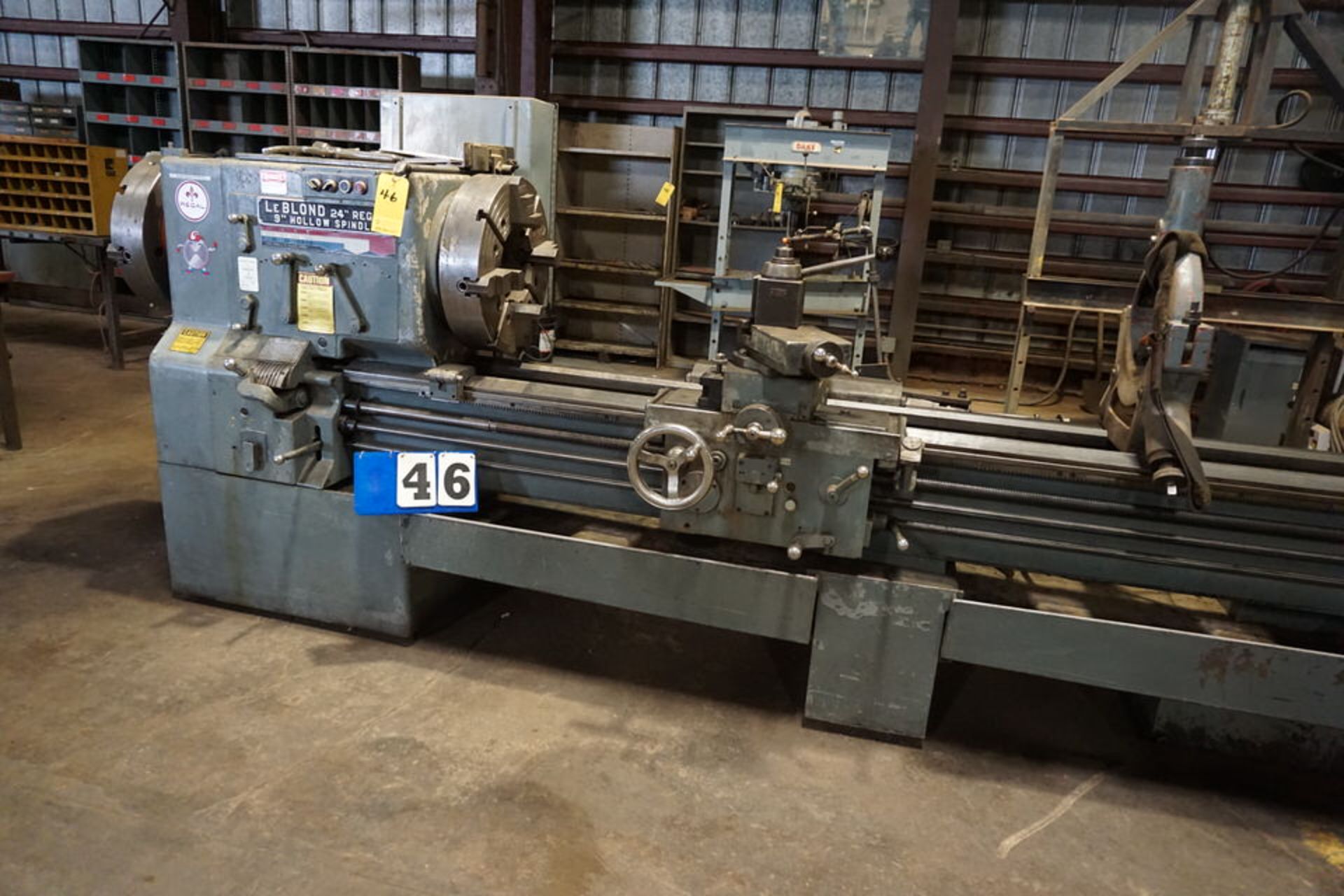 LEBLOND ENGINE LATHE MDL REGAL, 25" SWING BY 86" CENTERS