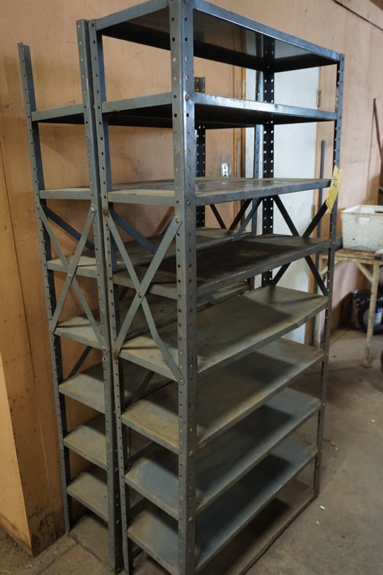 (4) METAL SHELVES 12" X 36" X 72" TALL - Image 2 of 2