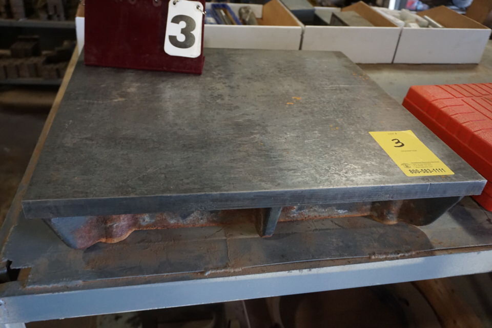 STEEL SURFACE PLATE 22" X 24"