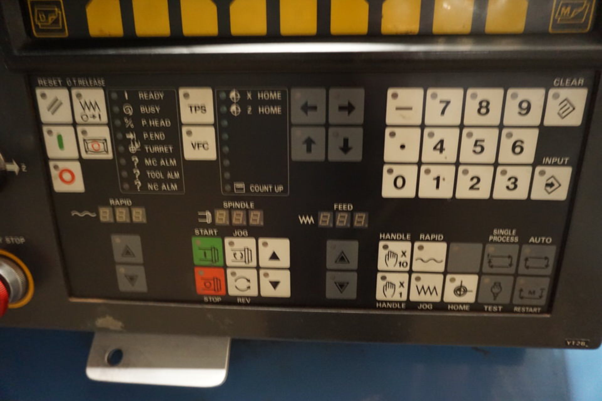 MAZAK QT10-UNIV CNC LATHE, 8" 3 JAW CHUCK, 8 POSITION TURRENT, MAZATROL CAM T-2 CTRL - Image 7 of 12