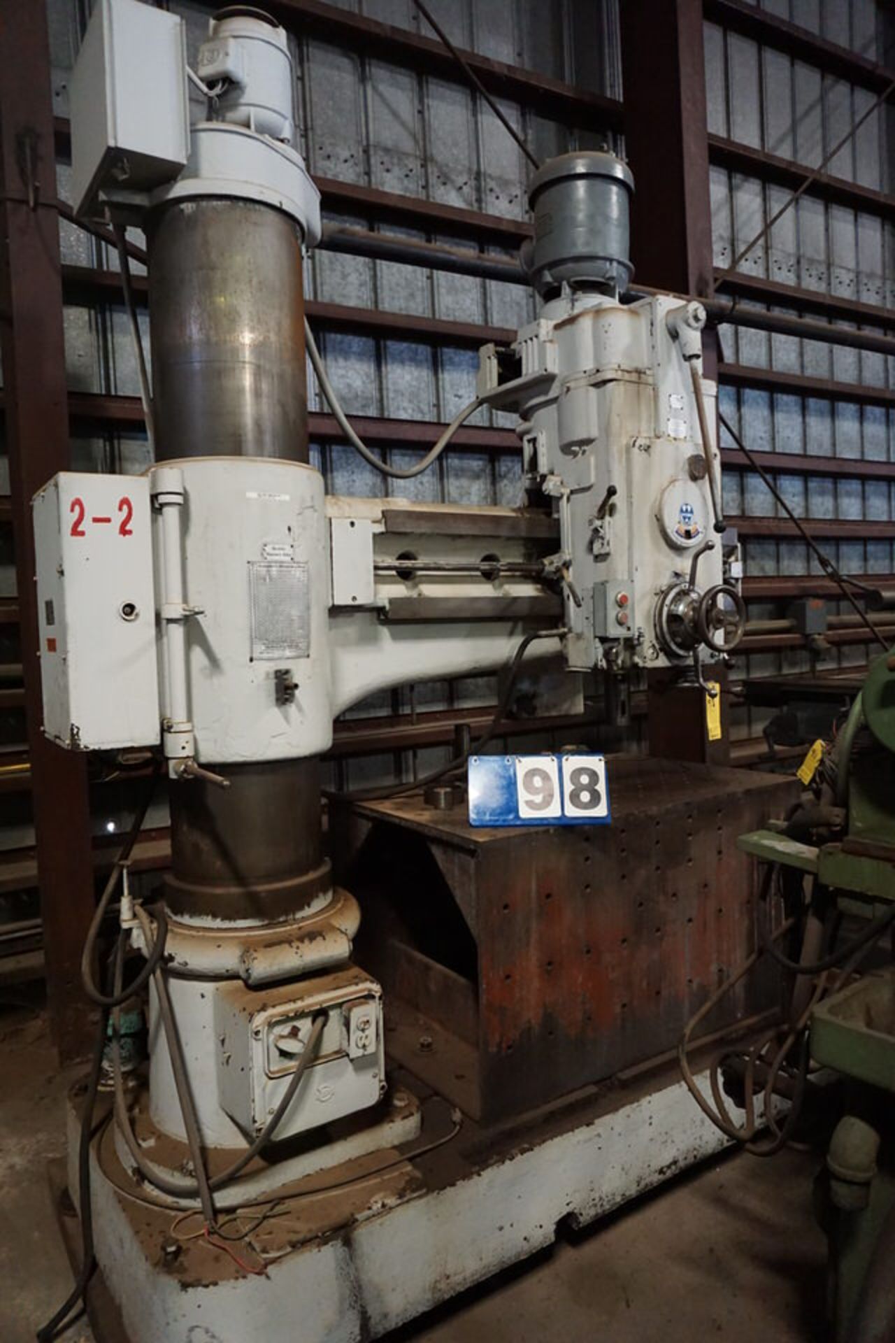 WEBO RADIAL ARM DRILL MDL 39