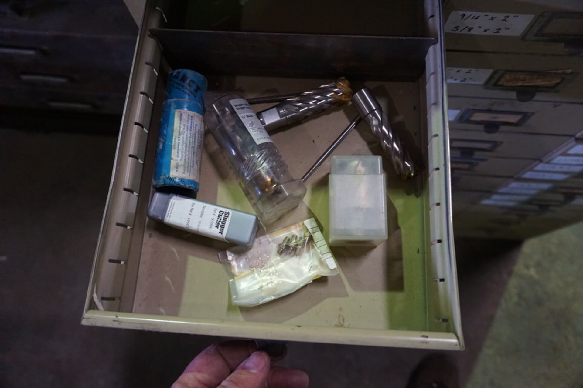 (30) DRAWER CABINET W/ CONT: HOUGEN CUTTERS, SPOT WELDER TIPS AS SHOWN - Image 5 of 12