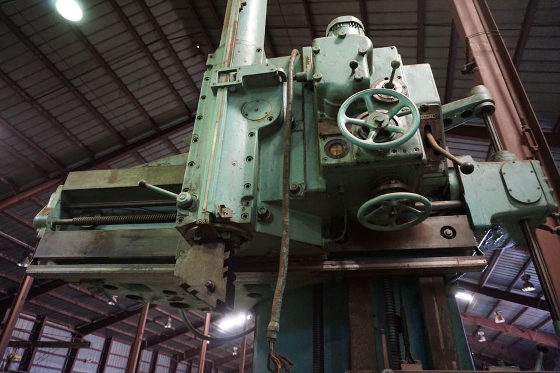 BERTHING VERTICAL TURRET LATHE, MDL: HP9330, 55" 4 JAW CHUCK - Image 5 of 12