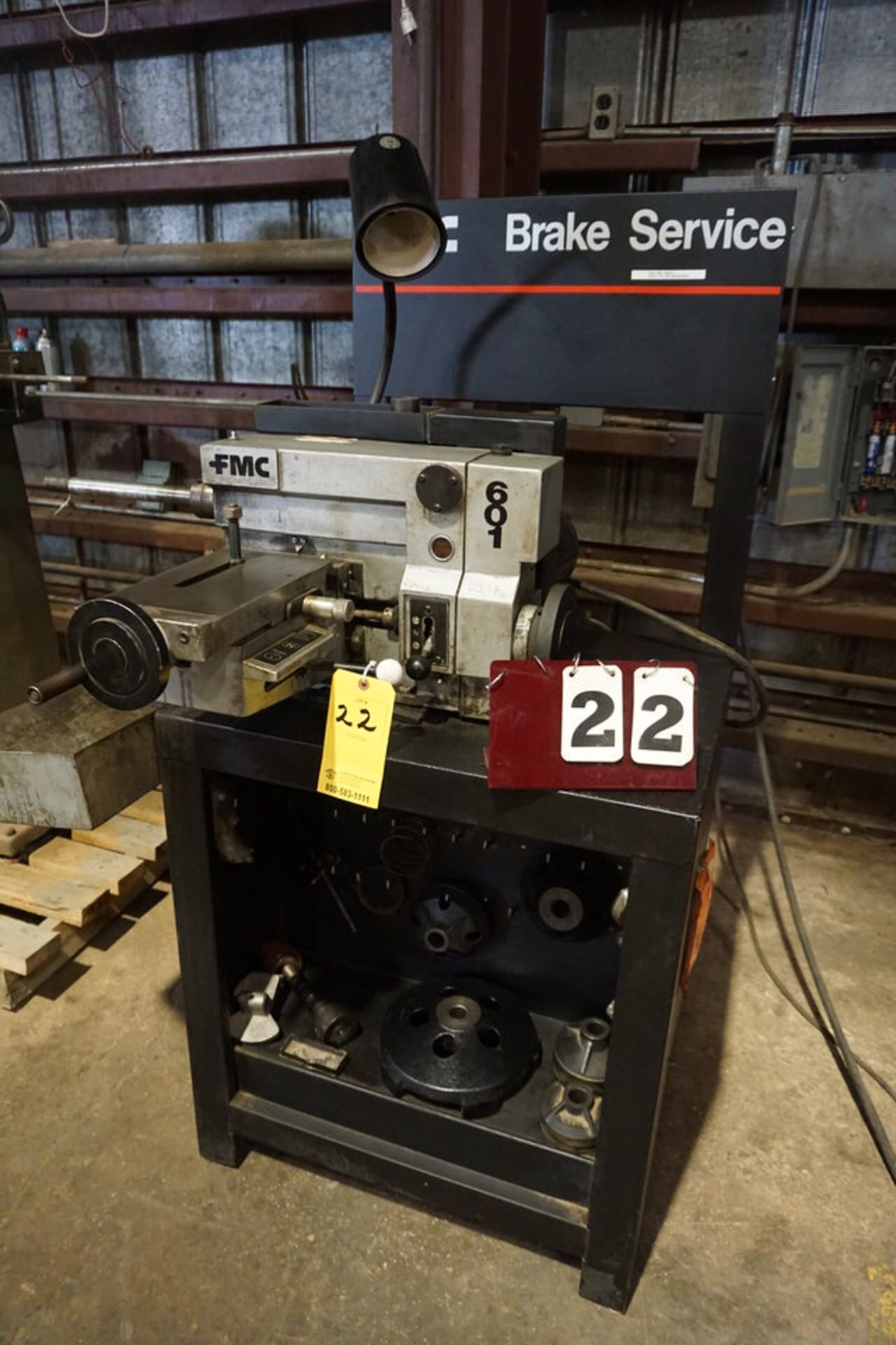 FMC BRAKE LATHE MDL: 601