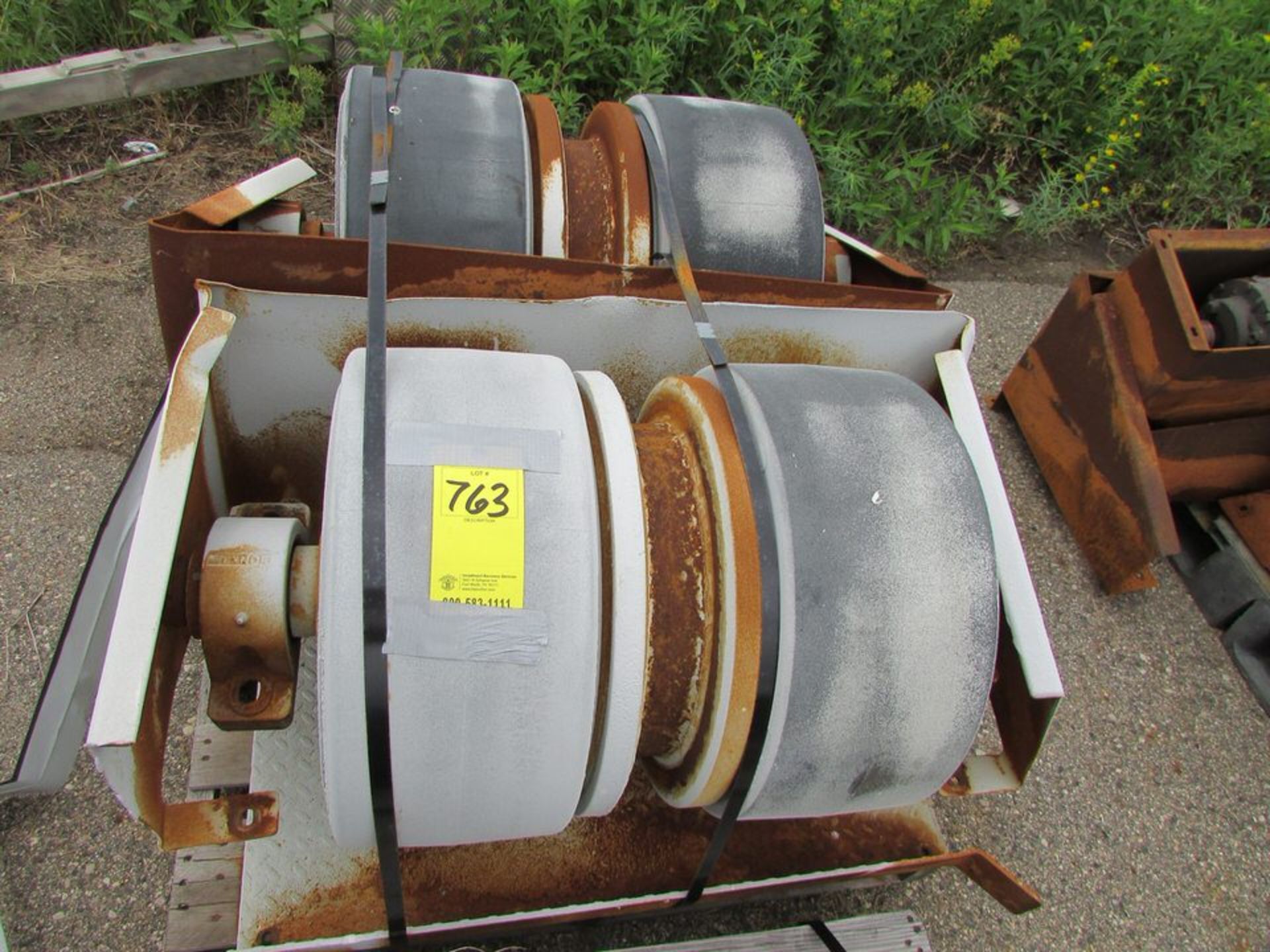 Spare Set of (2) 40-Ton Welding Positioner Idler Rollers. Loc. 420 Main Ave E, West Fargo, ND 58079 - Image 2 of 3