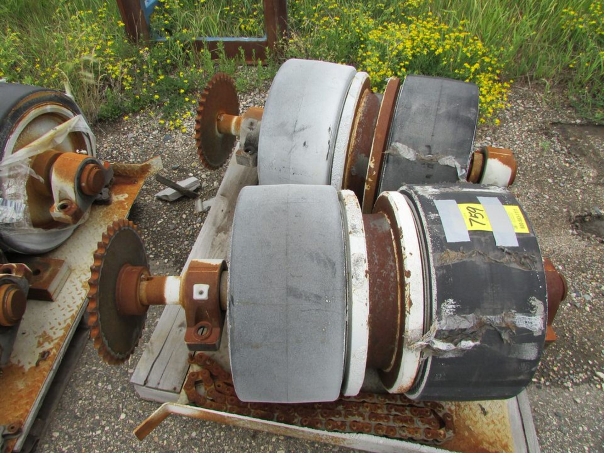 Spare Set of (2) 40-Ton Welding Positioner Hydraulic Drive Rollers. Loc. 420 Main Ave E, West Fargo, - Image 2 of 3
